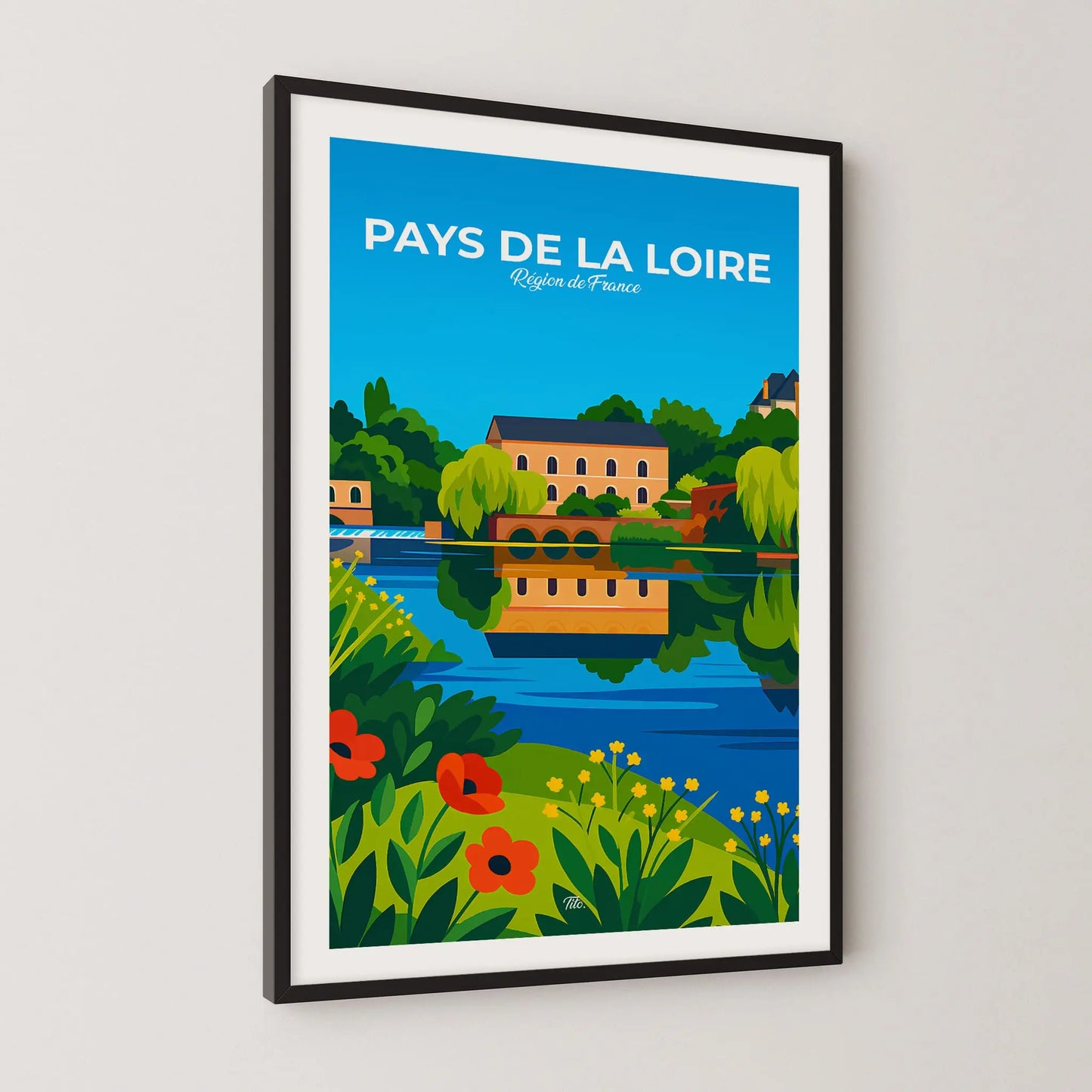 Affiche Pays de la Loire