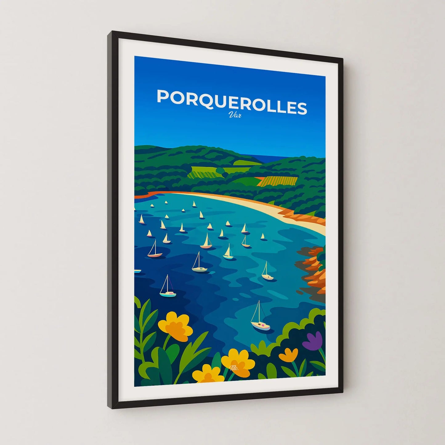 Affiche Porquerolles