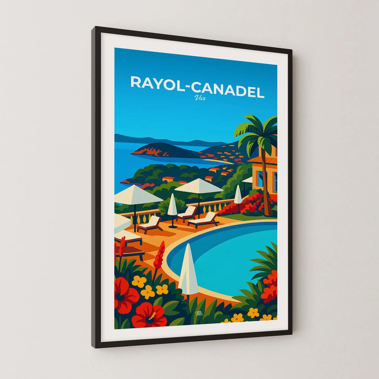 Affiche Rayol-Canadel