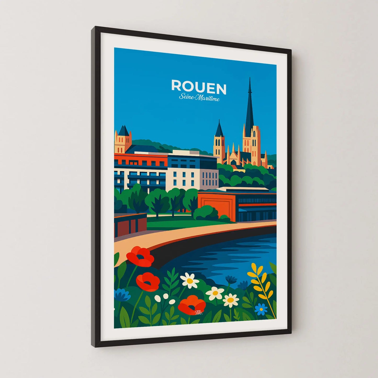 Affiche Rouen