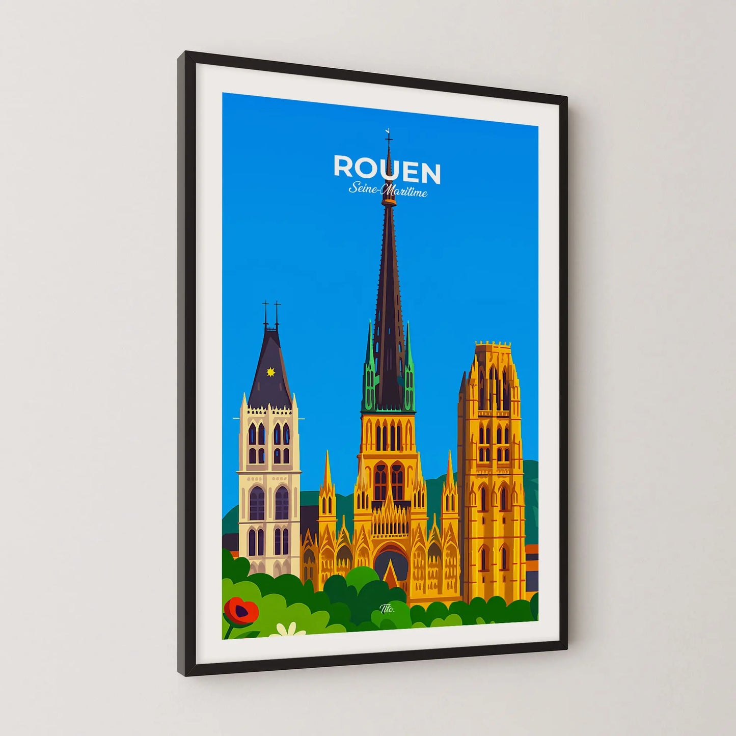 Affiche Rouen