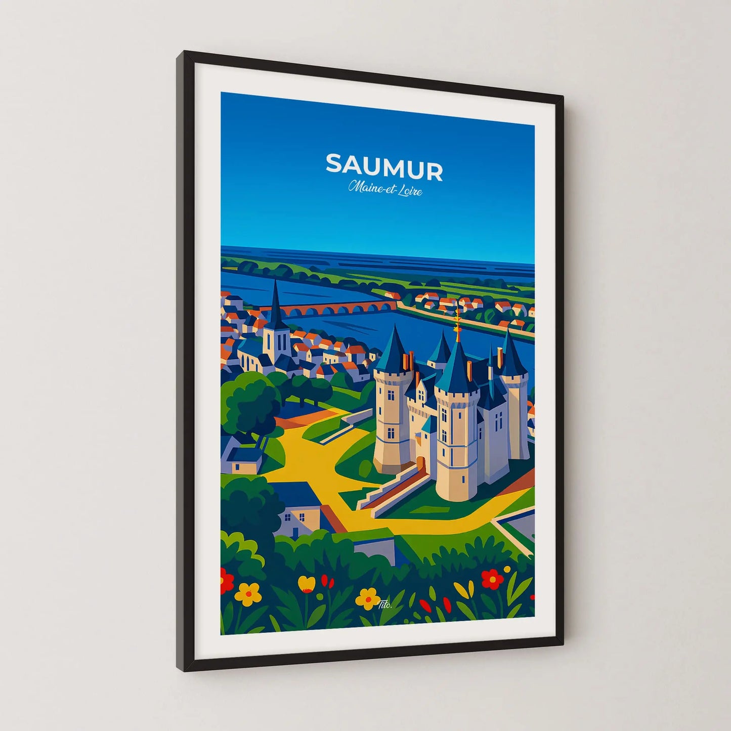 Affiche Saumur