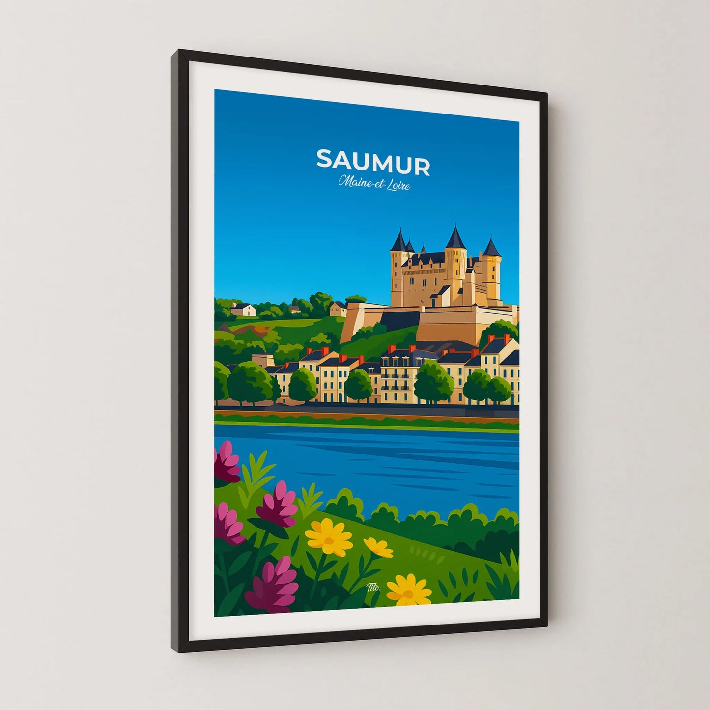 Affiche Saumur