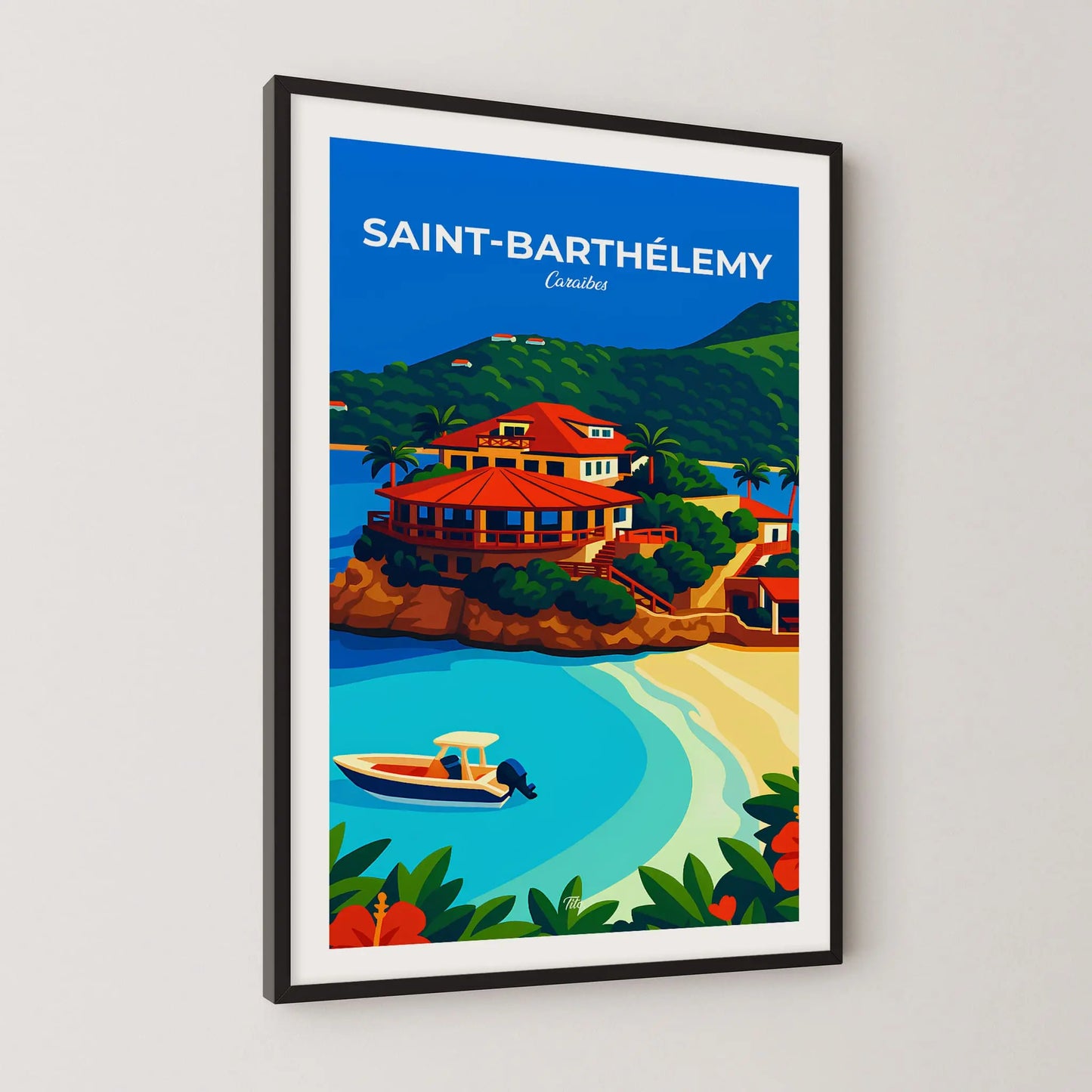 Affiche Saint-Barthélemy