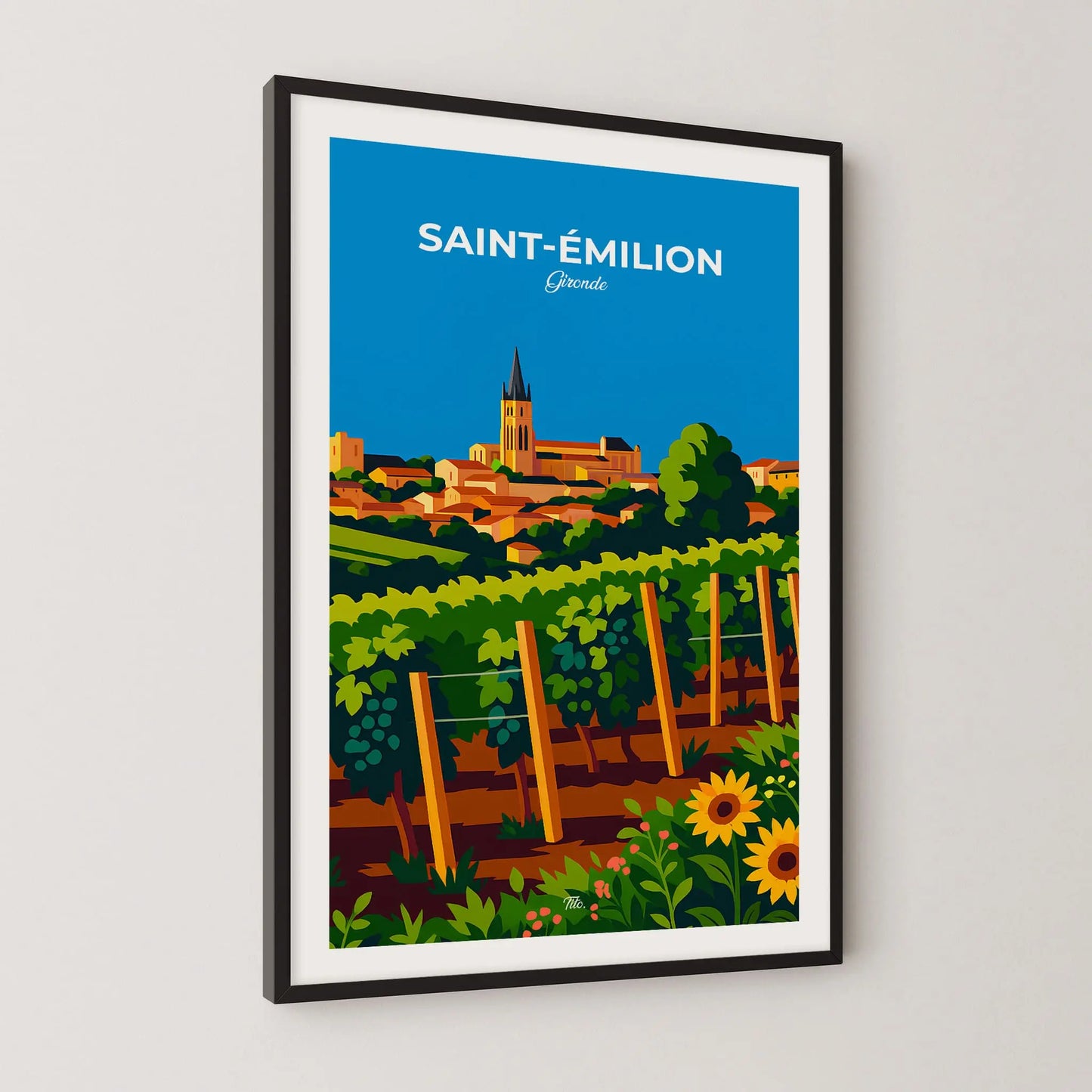 Affiche Saint-Émilion