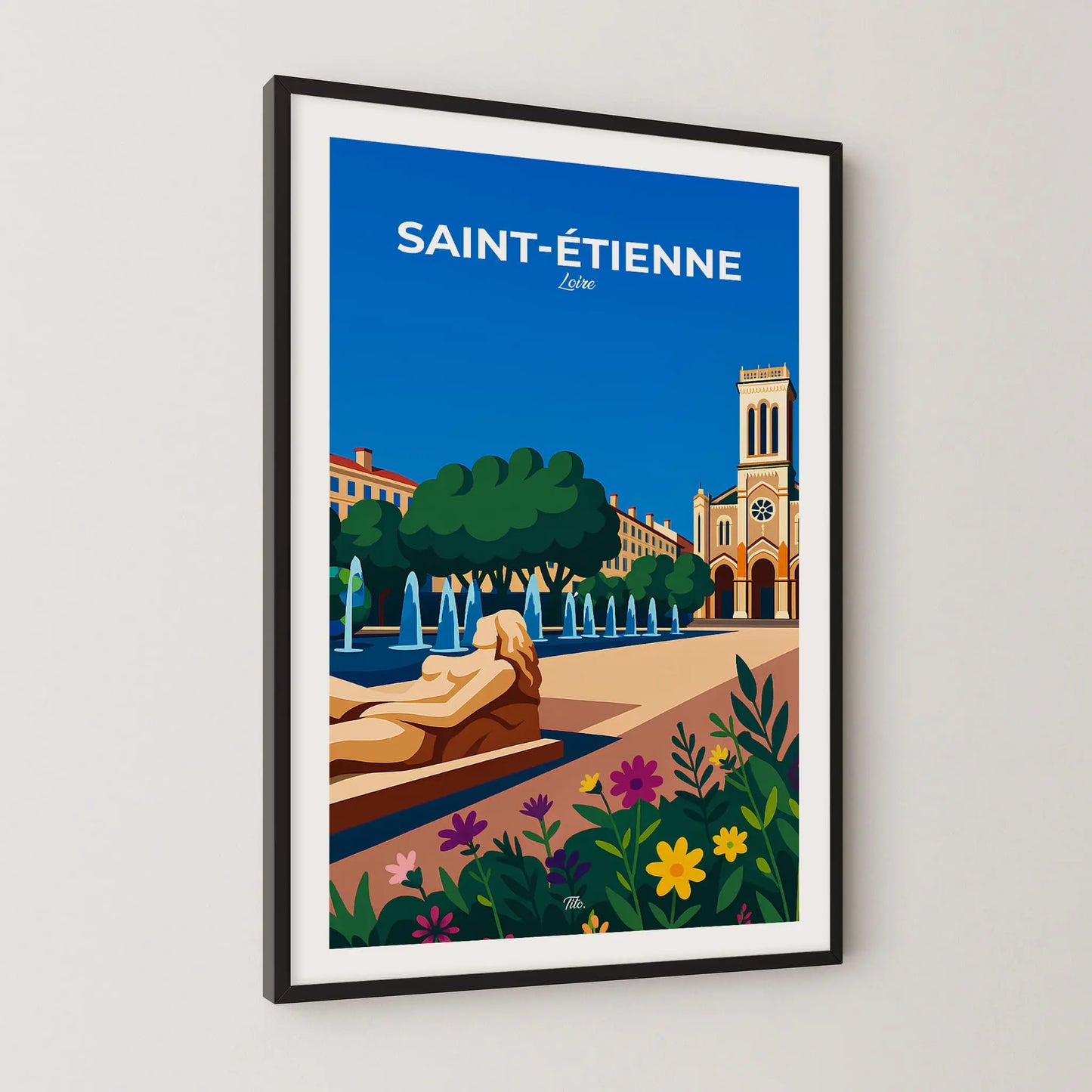 Affiche Saint-Étienne