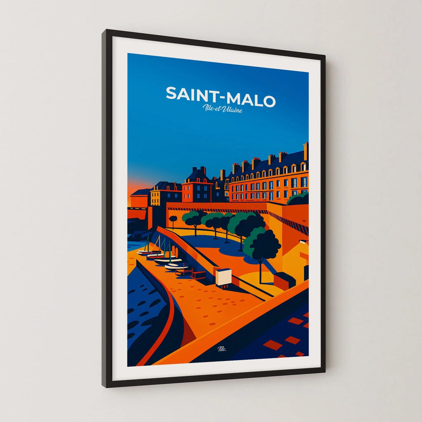 Affiche Saint-Malo