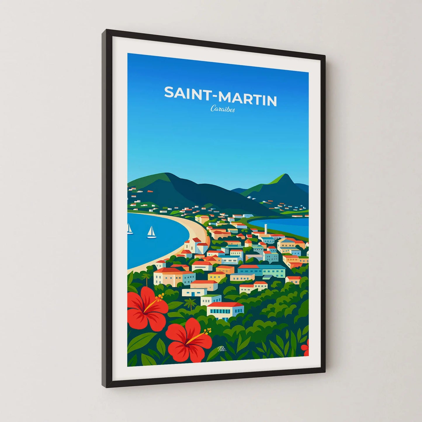 Affiche Saint-Martin