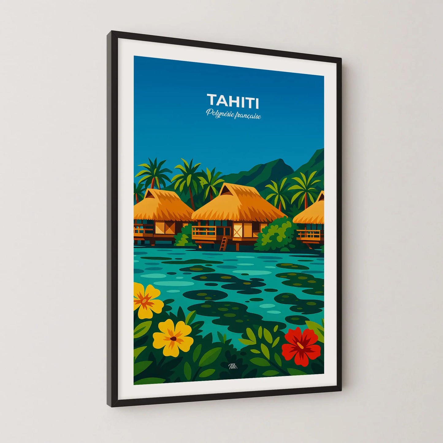 Affiche Tahiti