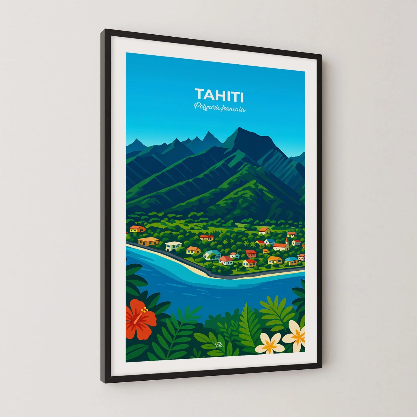 Affiche Tahiti