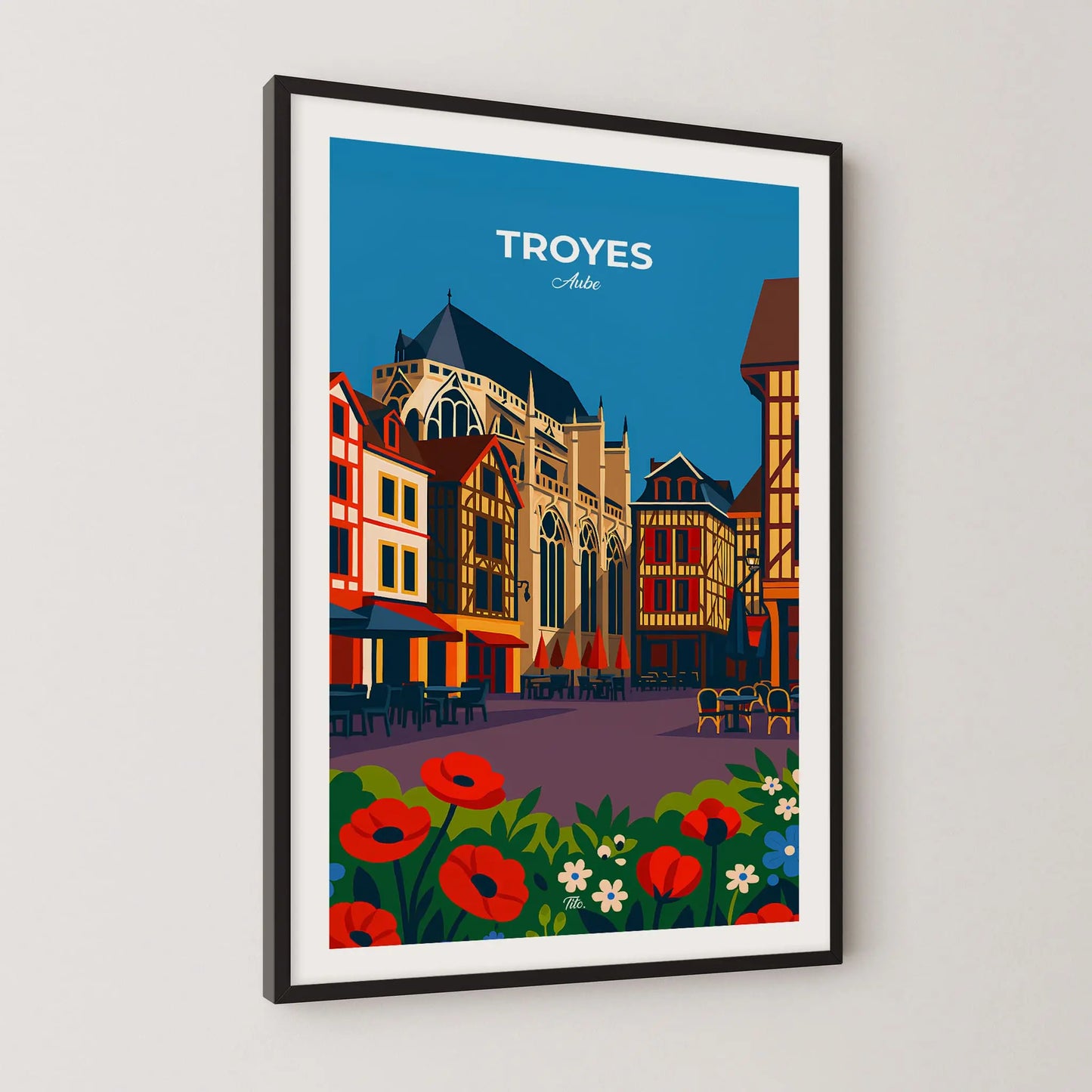 Affiche Troyes