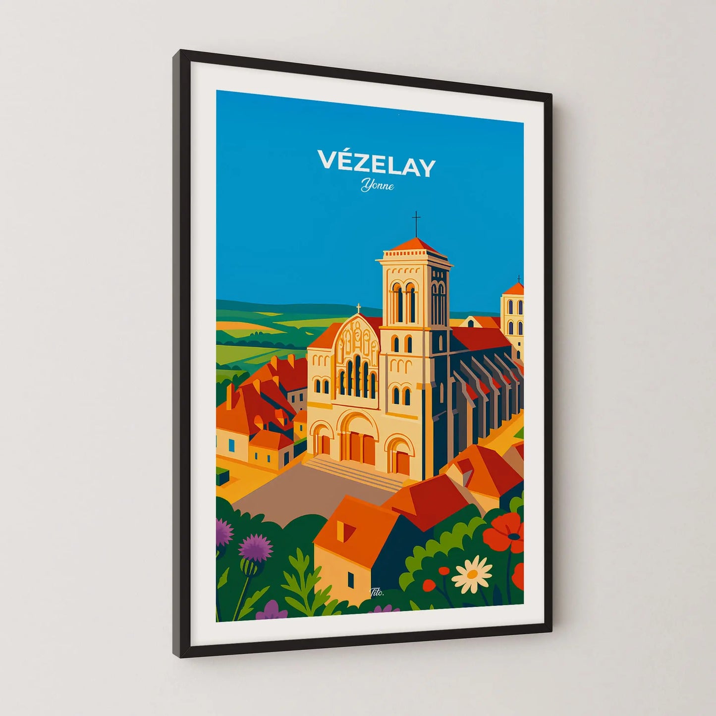Affiche Vézelay