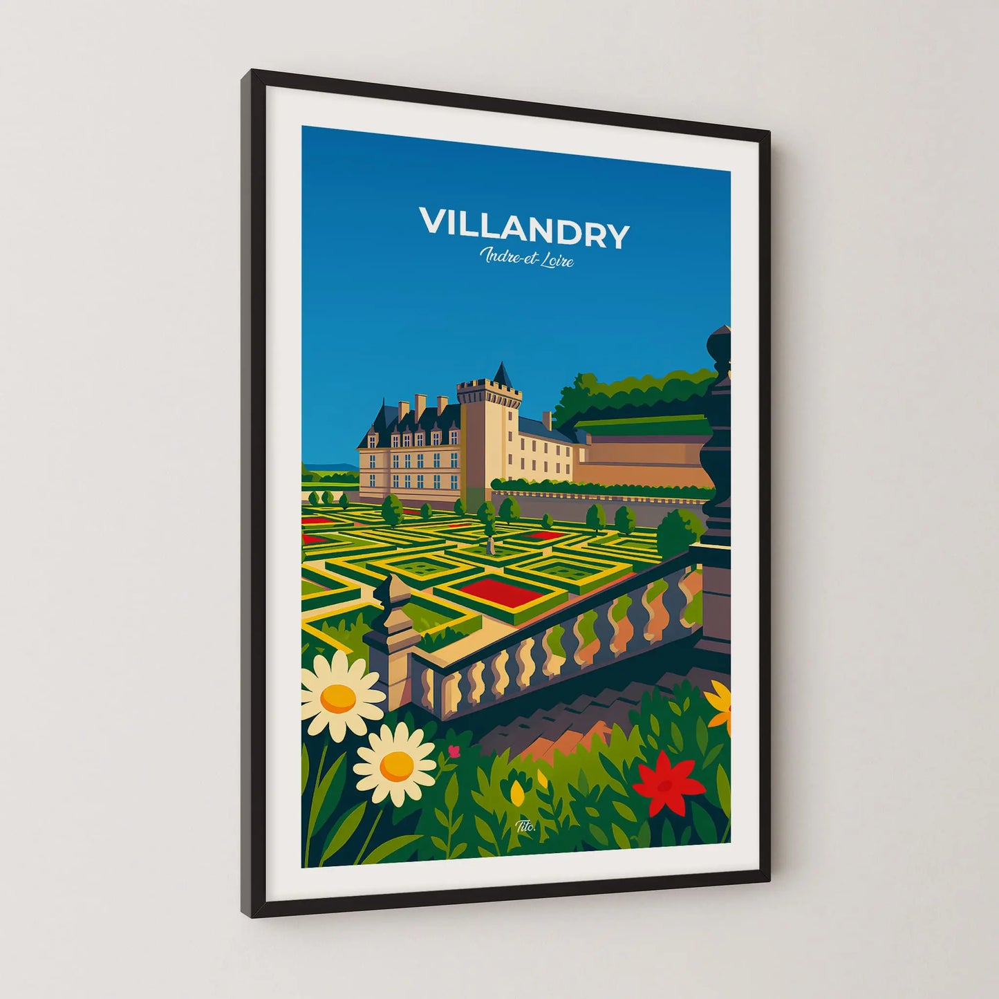 Affiche Villandry