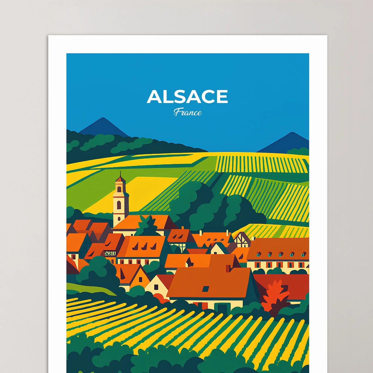 Affiche Alsace