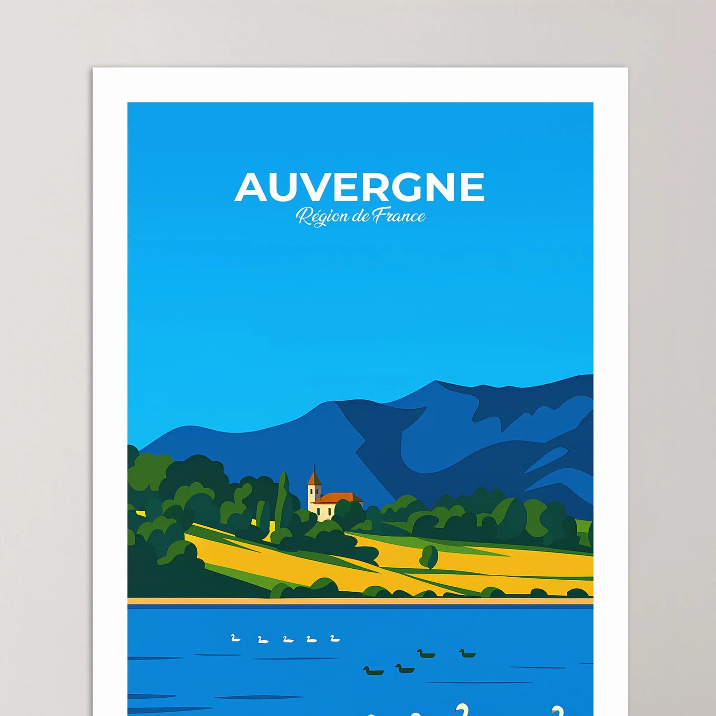 Affiche Auvergne