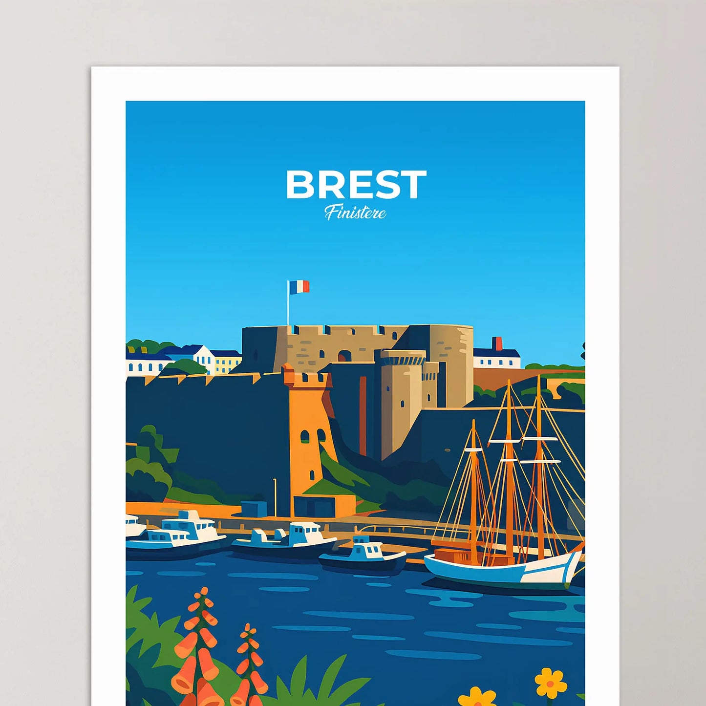 Affiche Brest