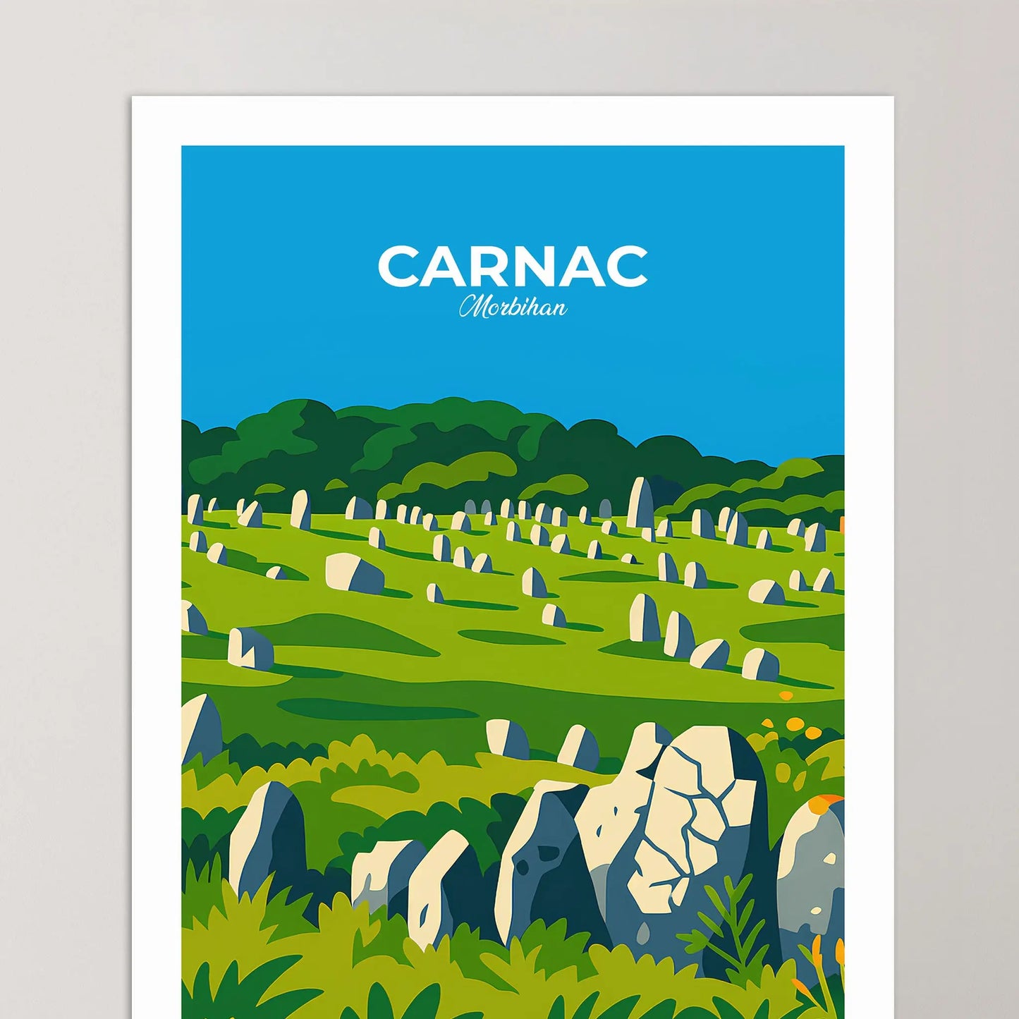 Affiche Carnac