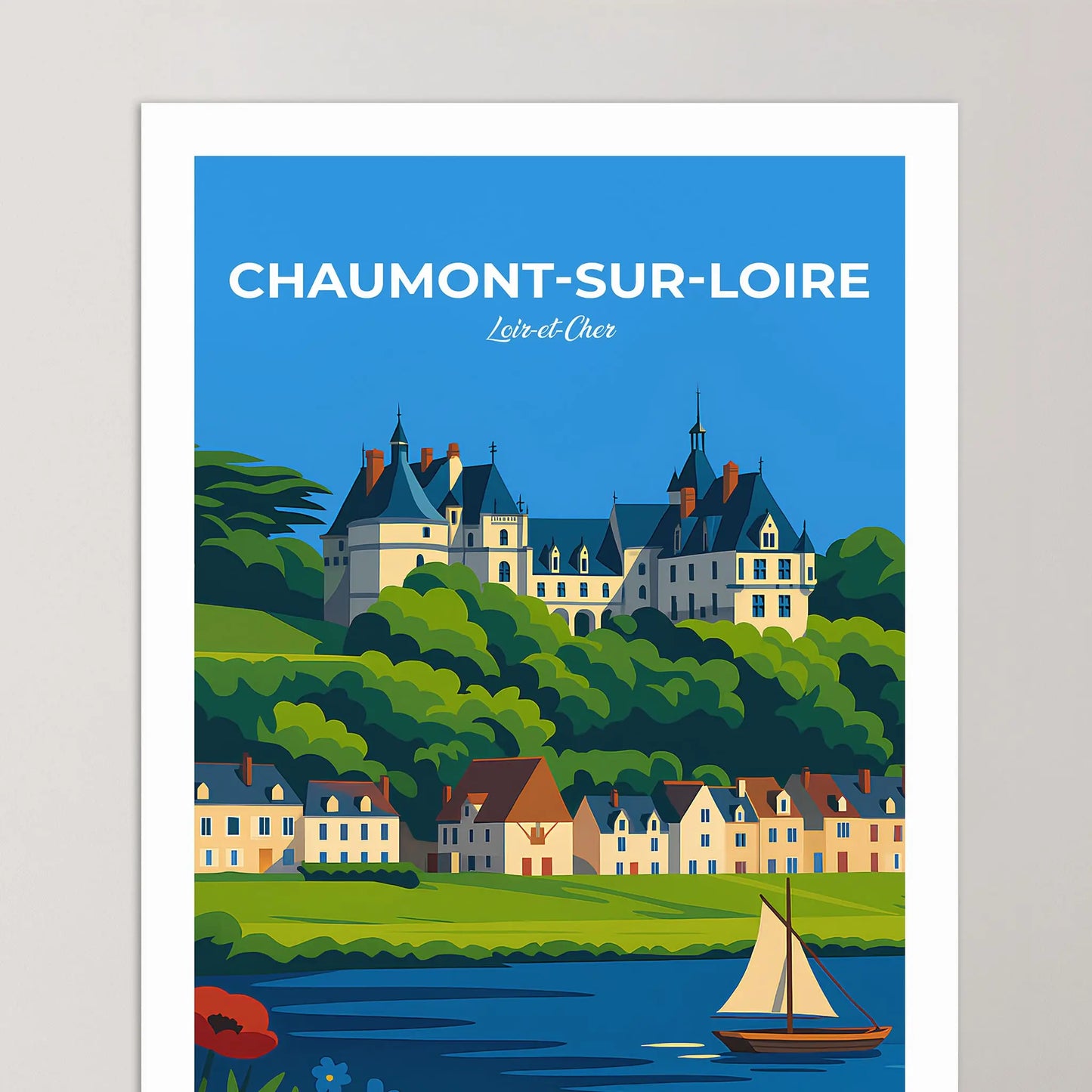 Affiche Chaumont-sur-Loire
