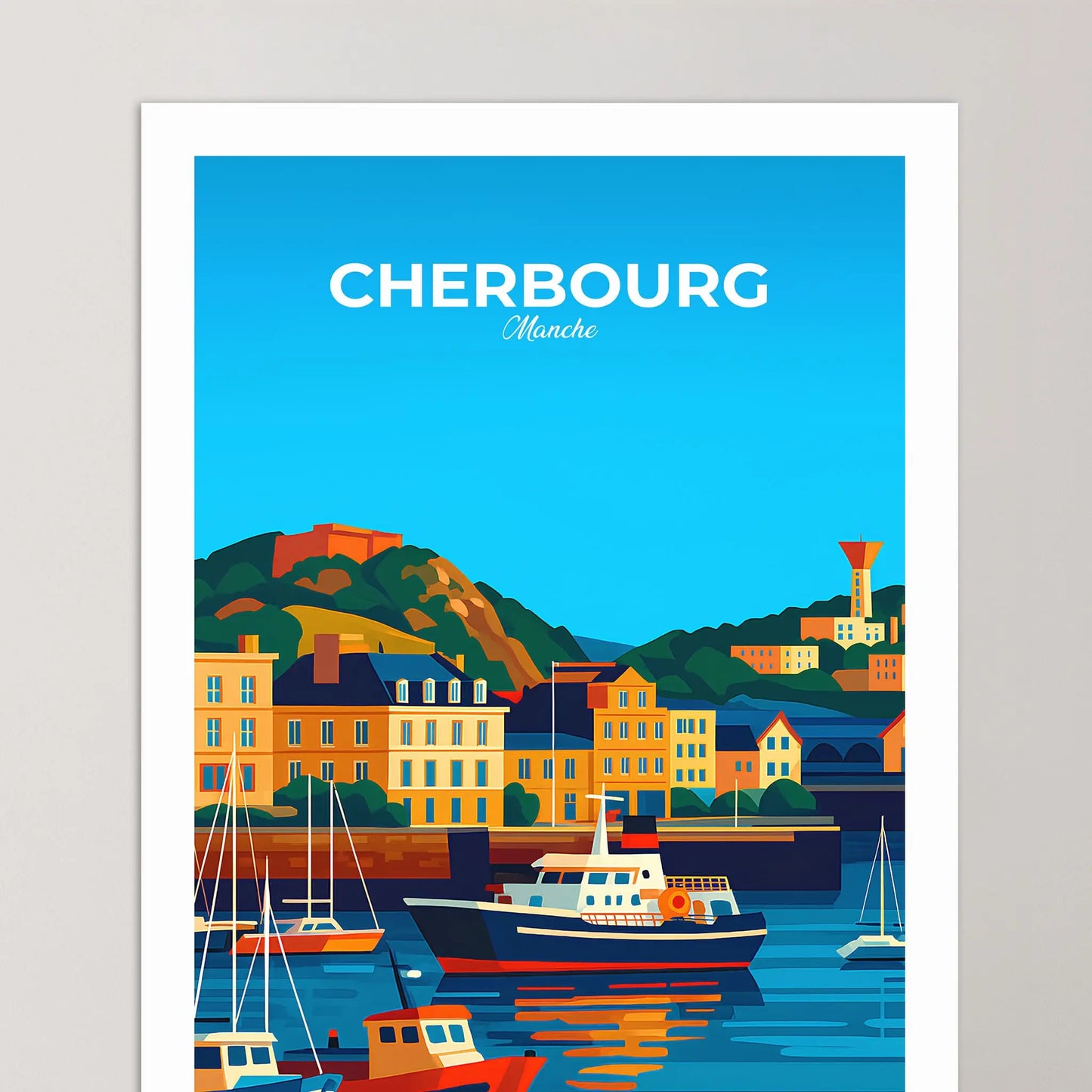 Affiche Cherbourg