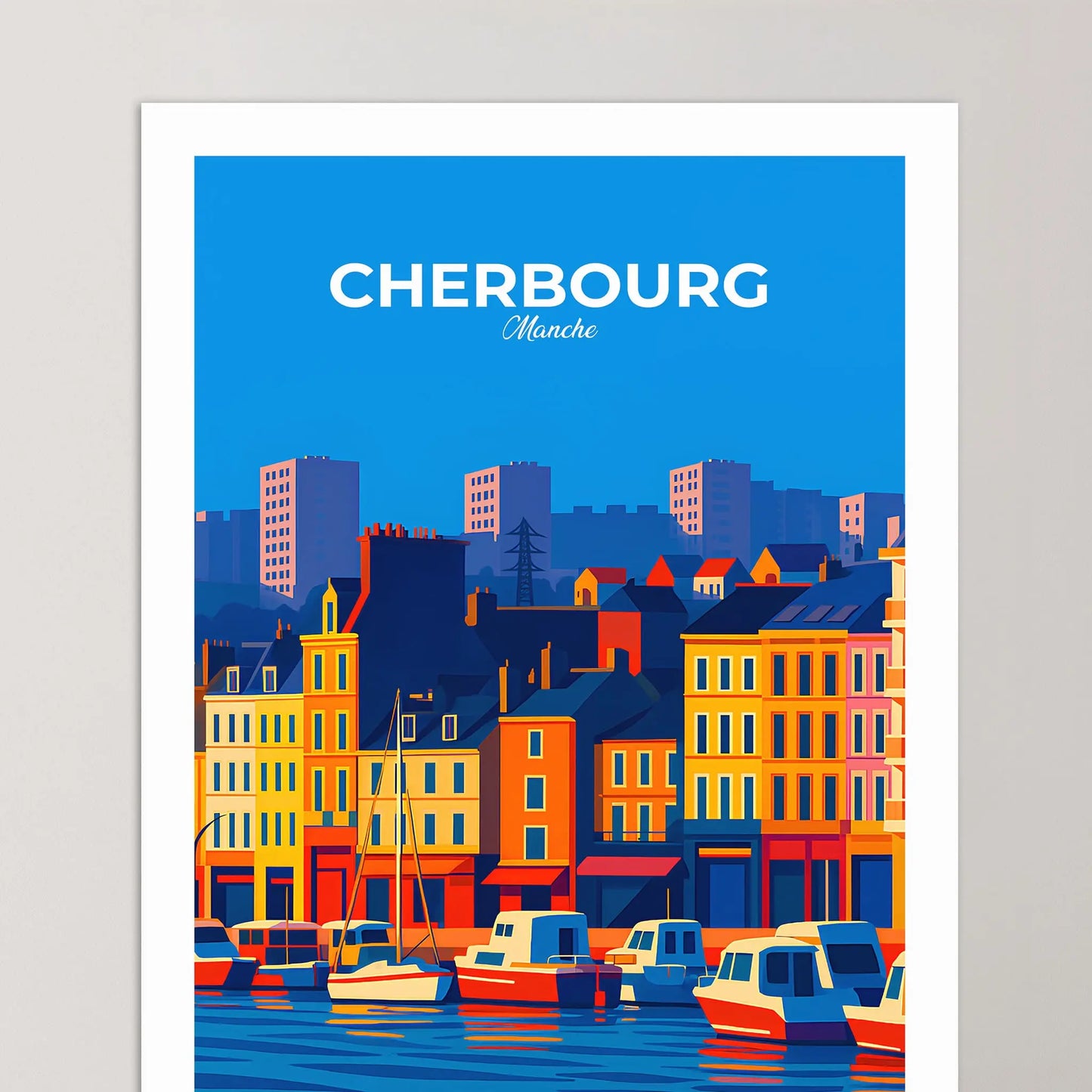 Affiche Cherbourg