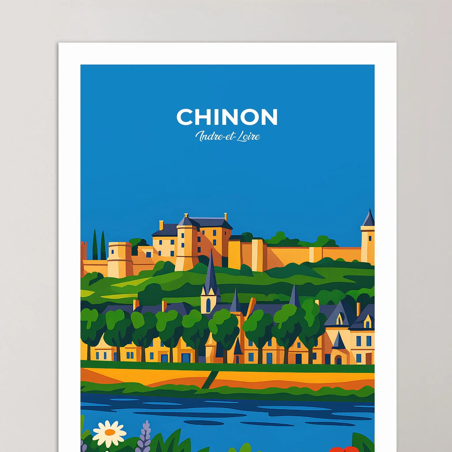Affiche Chinon