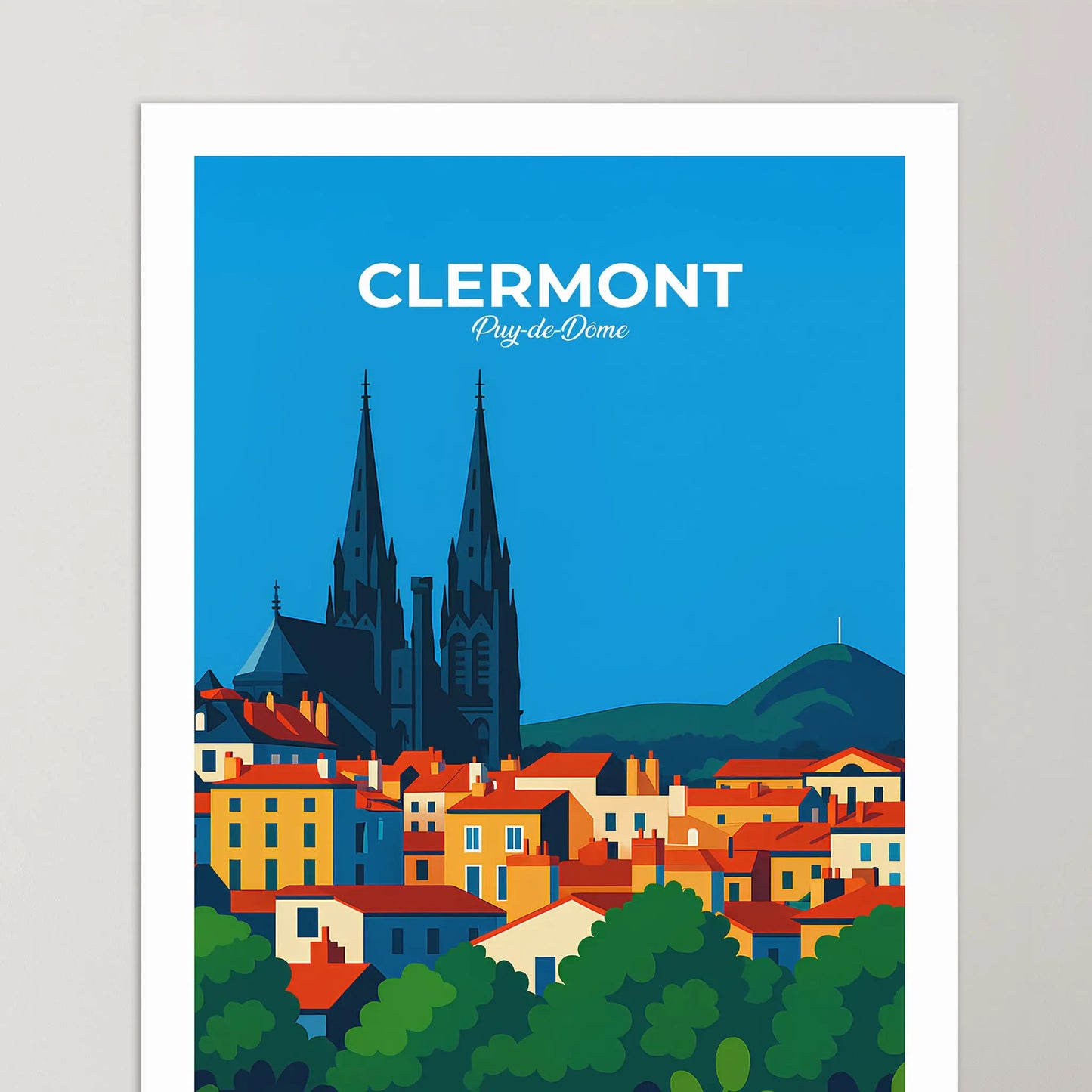 Affiche Clermont-Ferrand