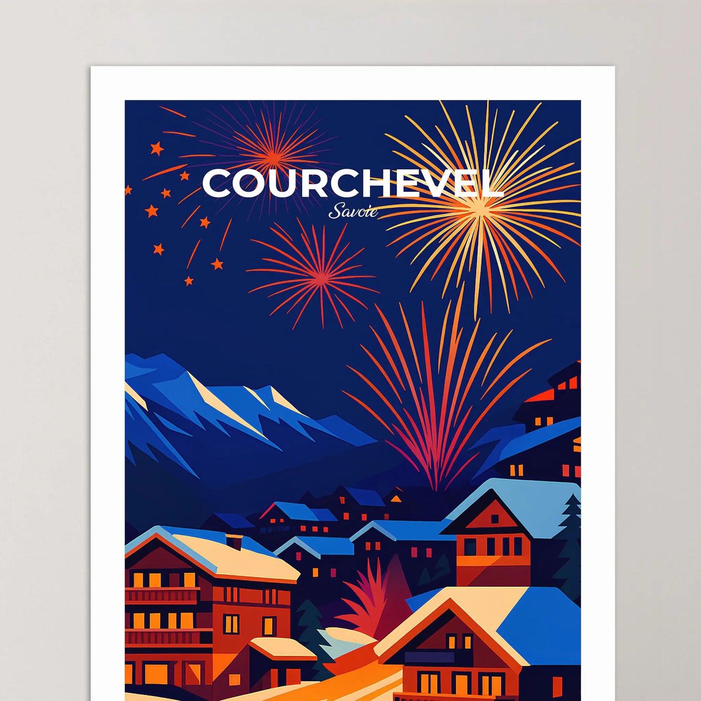 Affiche Courchevel