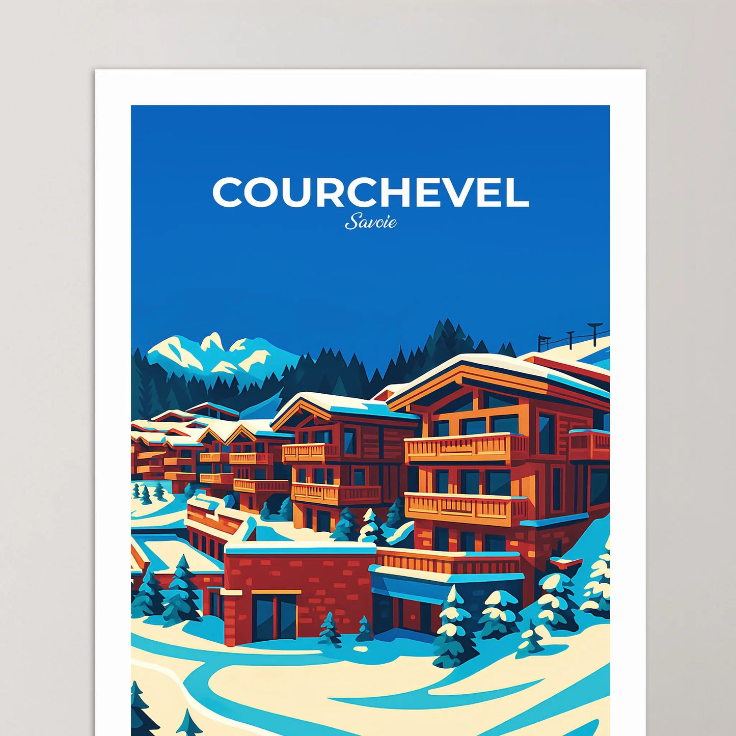 Affiche Courchevel