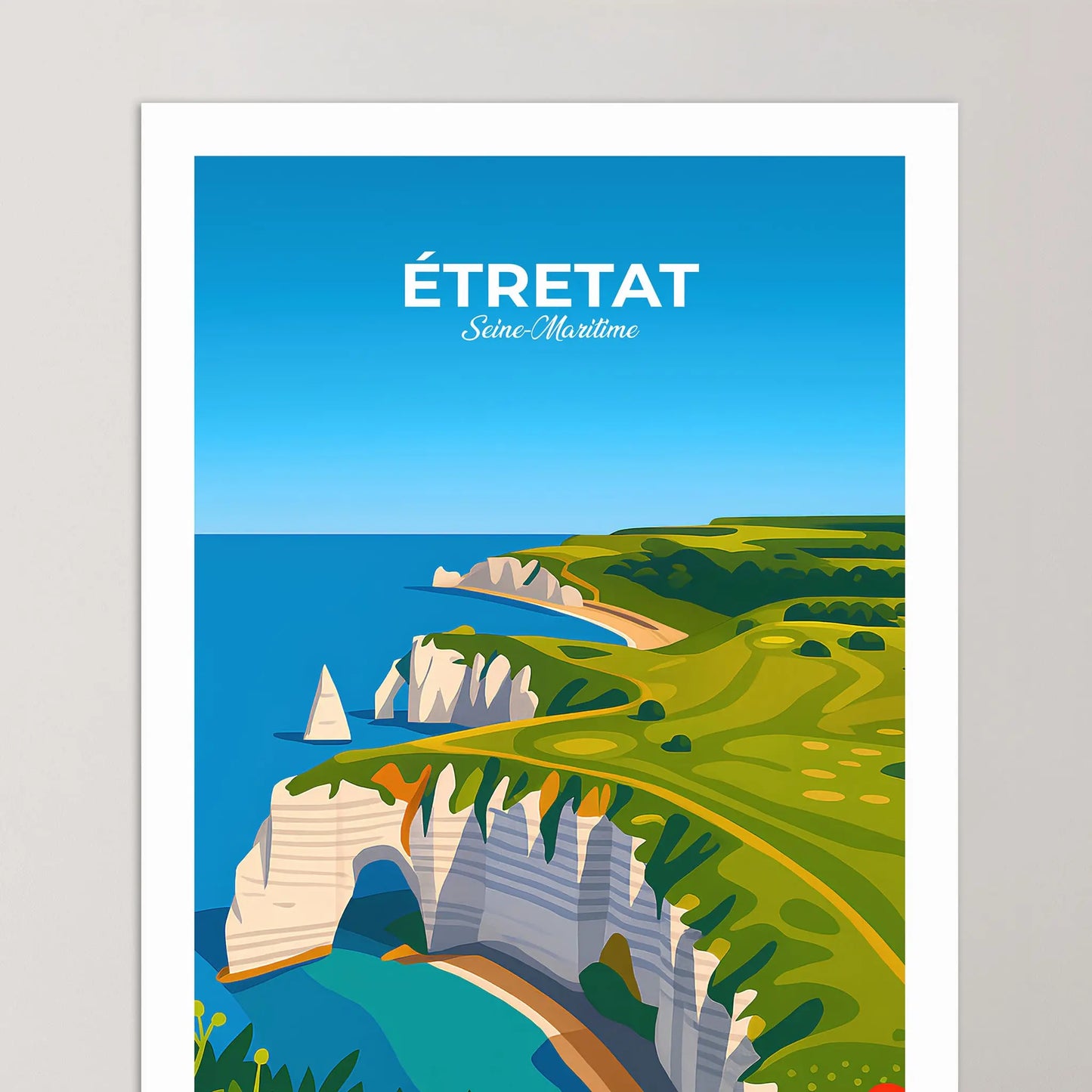 Affiche Étretat