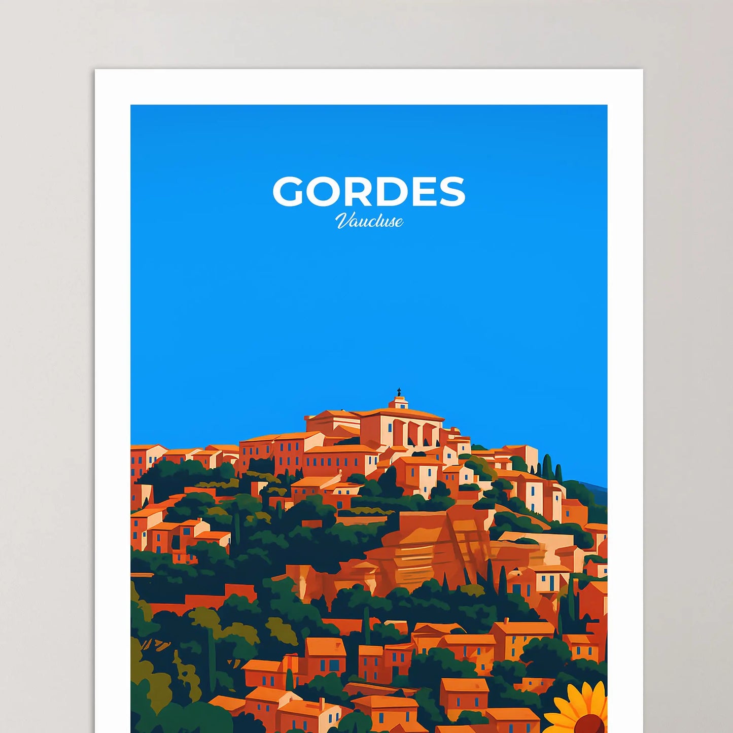 Affiche Gordes