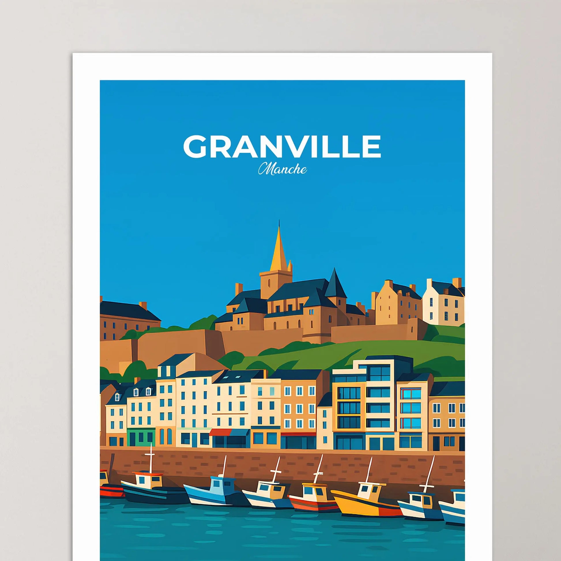 Affiche Granville - Poster vintage, impression artistique murale