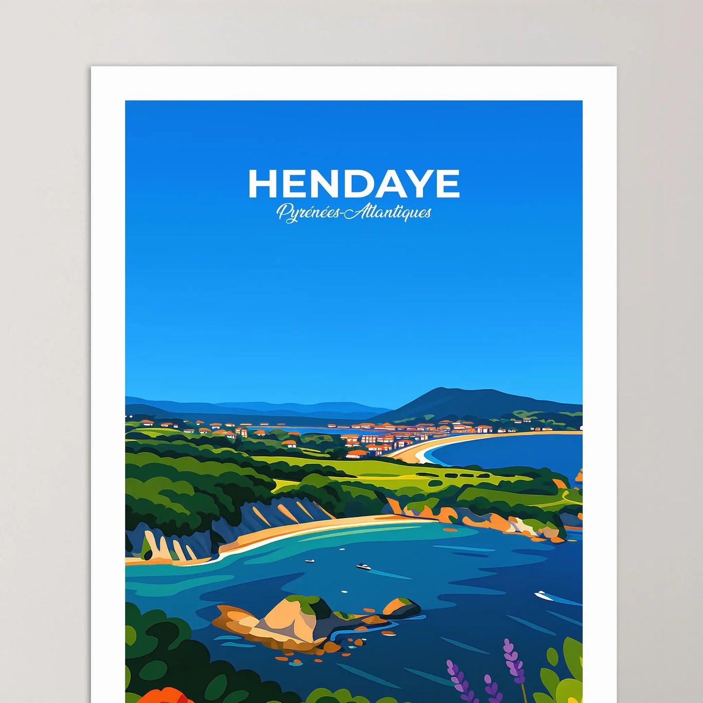 Affiche Hendaye
