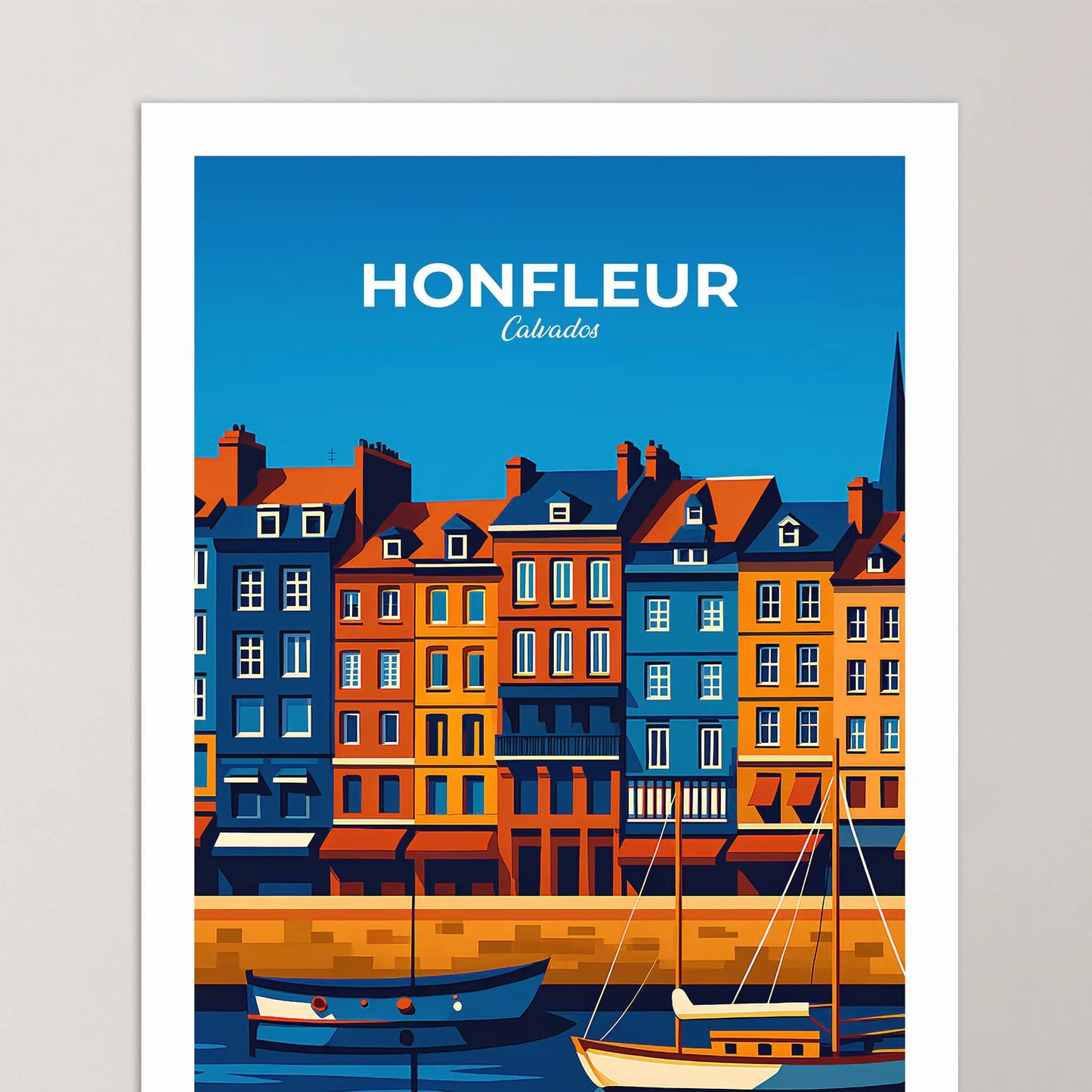 Affiche Honfleur