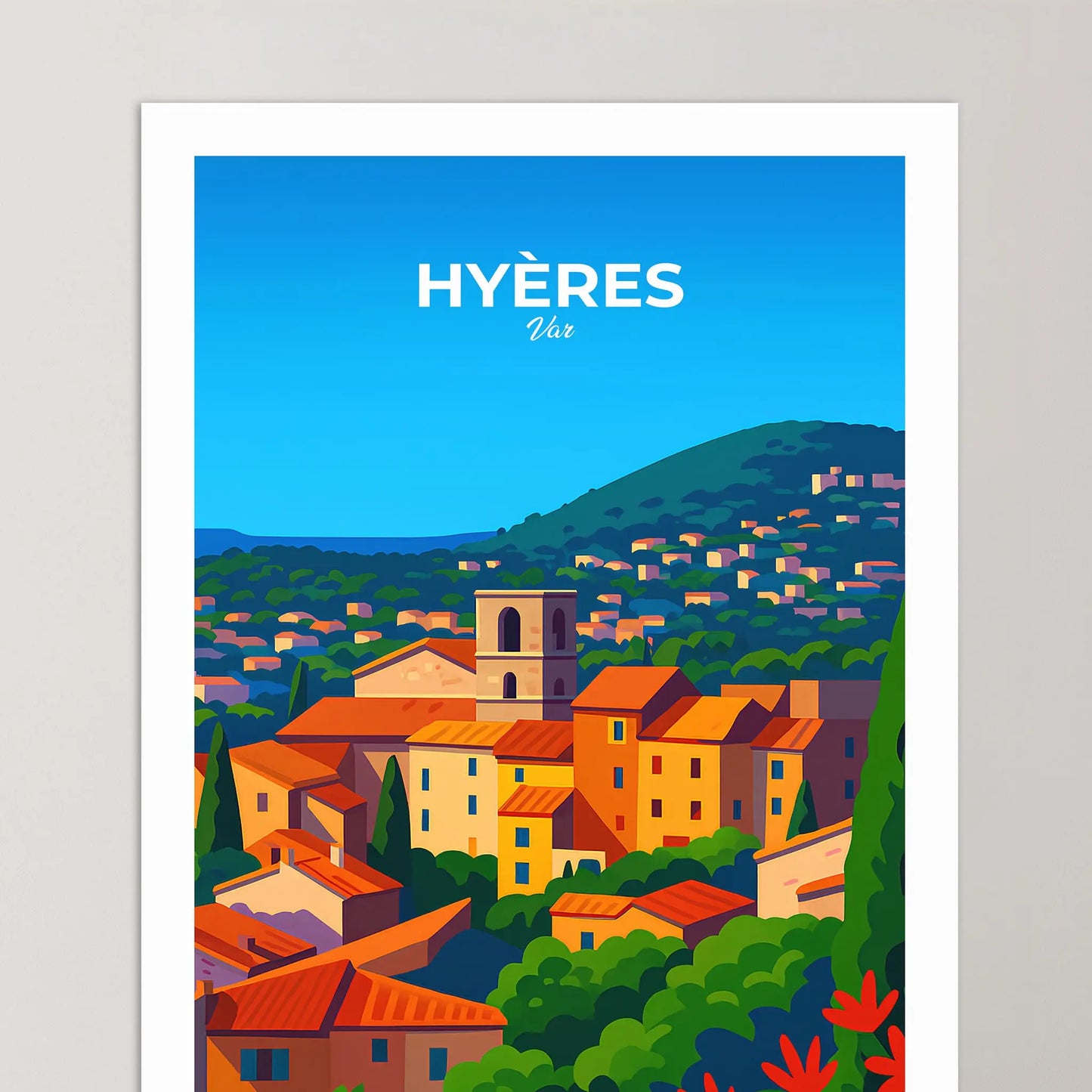 Affiche Hyères