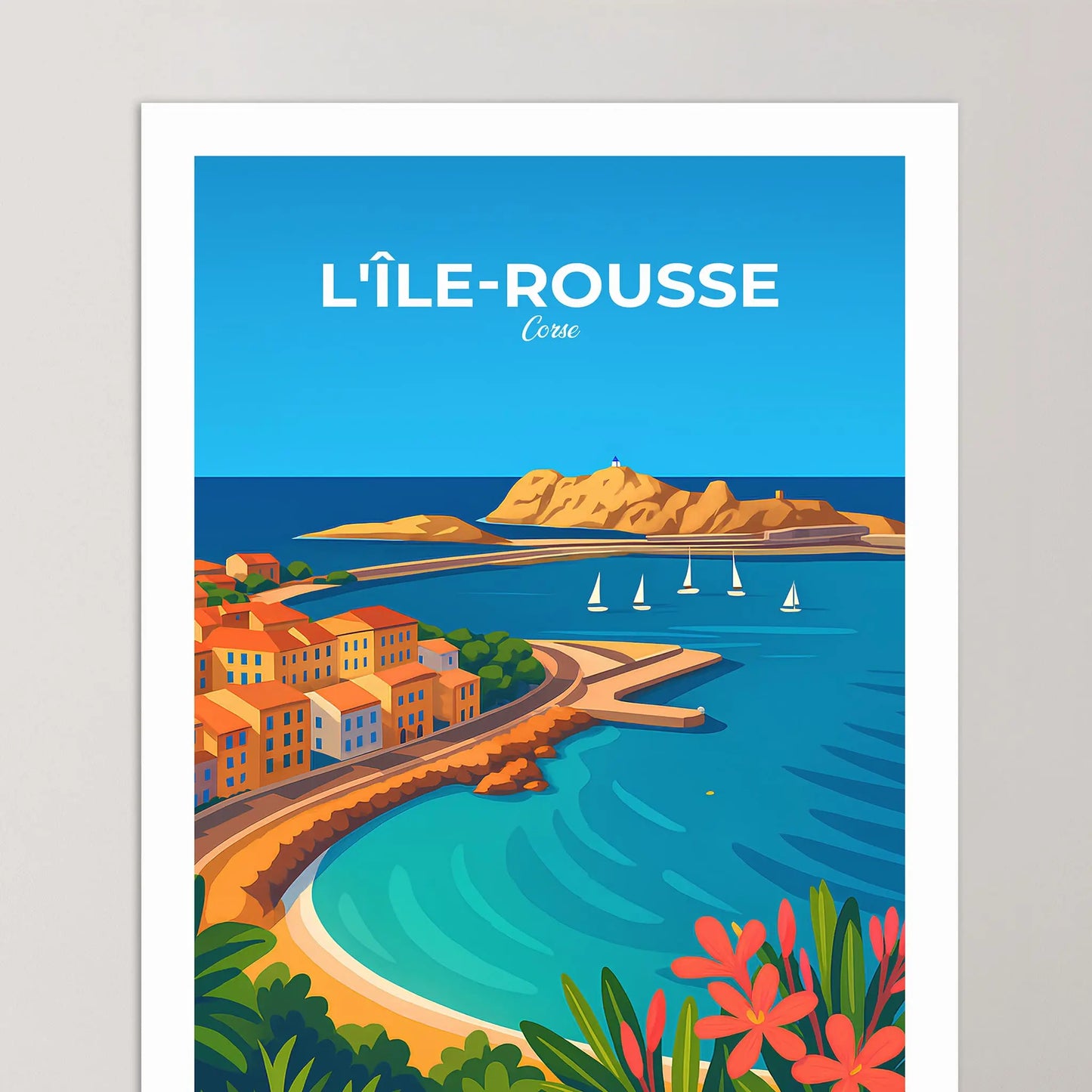 Affiche L'Île-Rousse