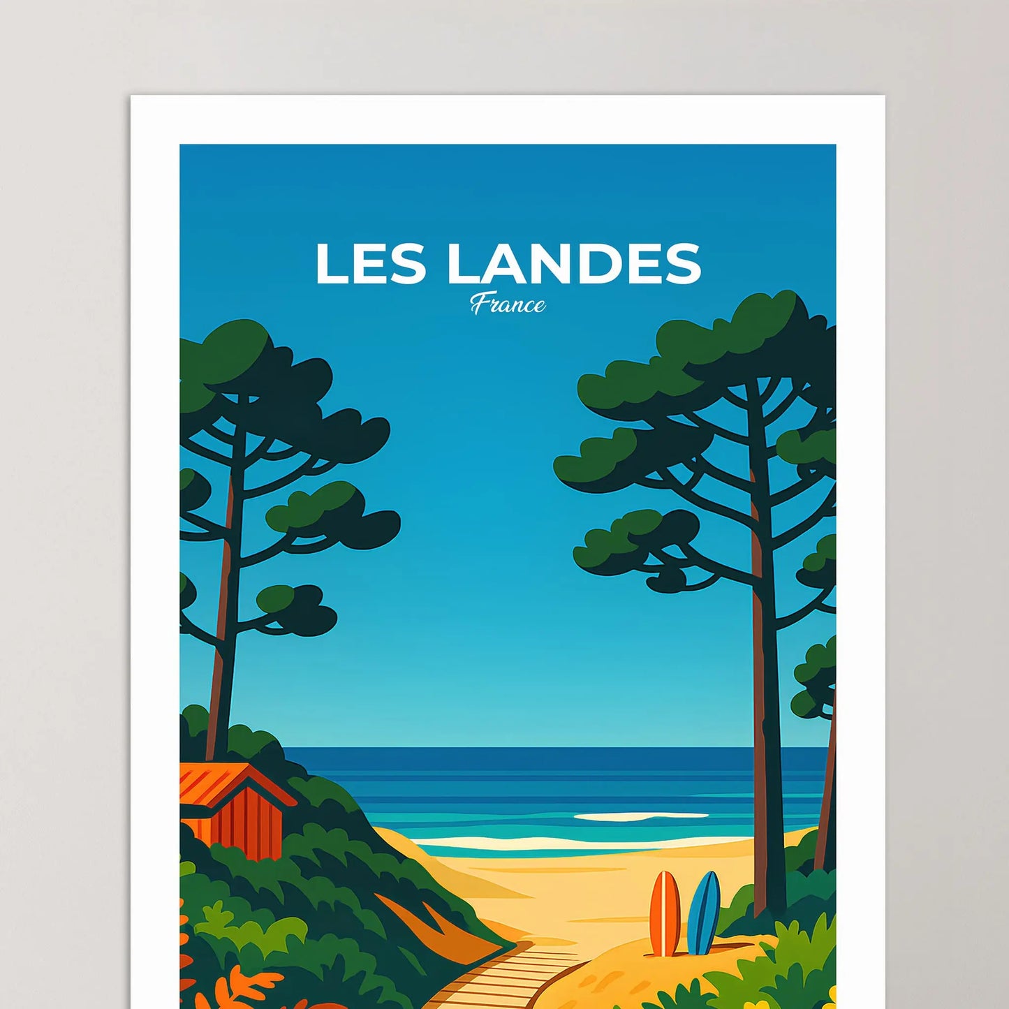 Affiche Landes