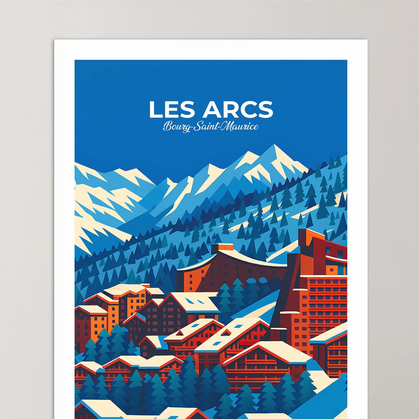 Affiche Les Arcs