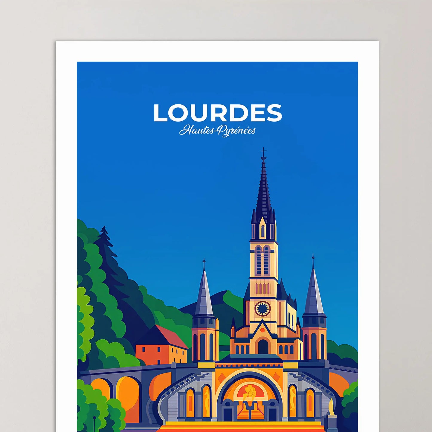 Affiche Lourdes