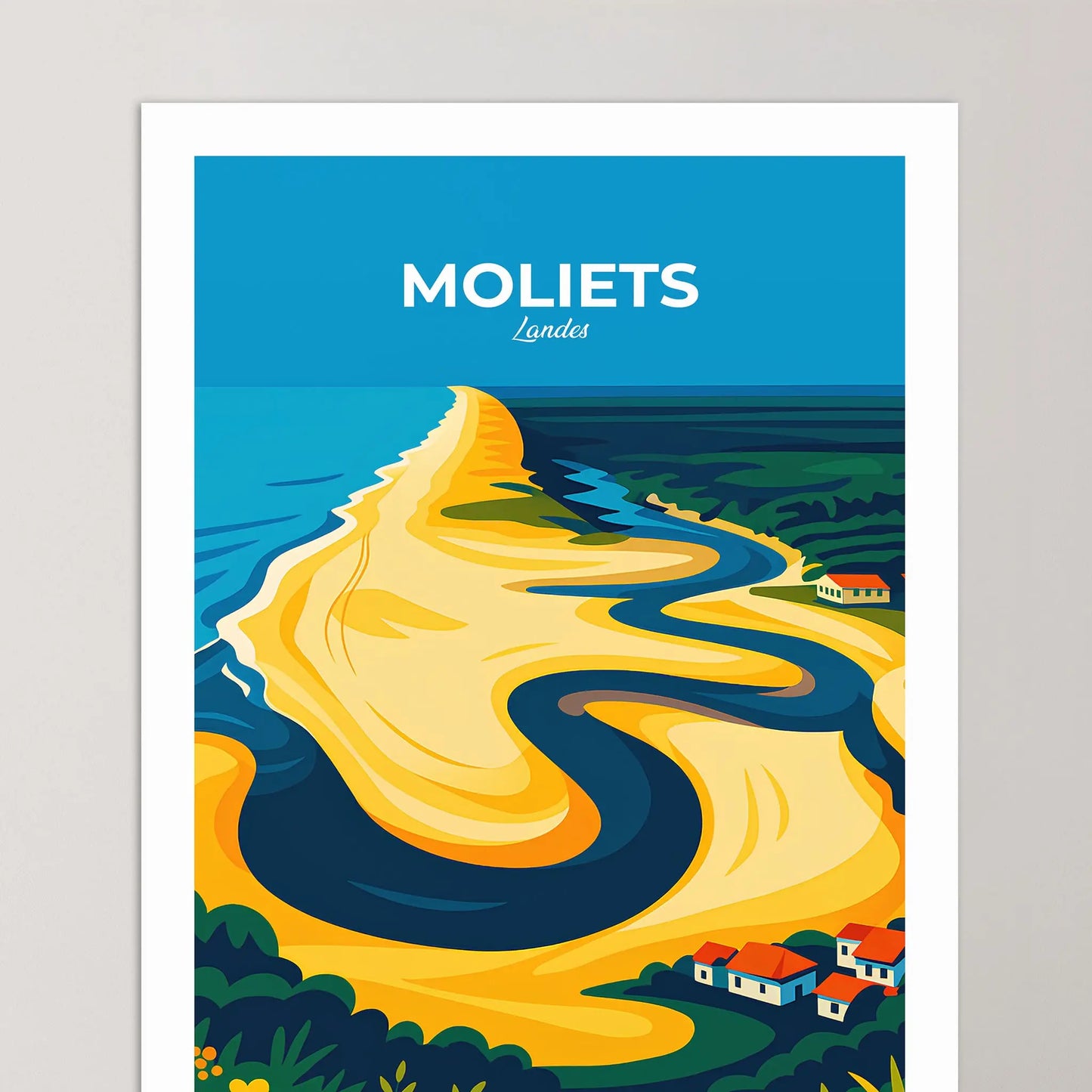 Affiche Moliets