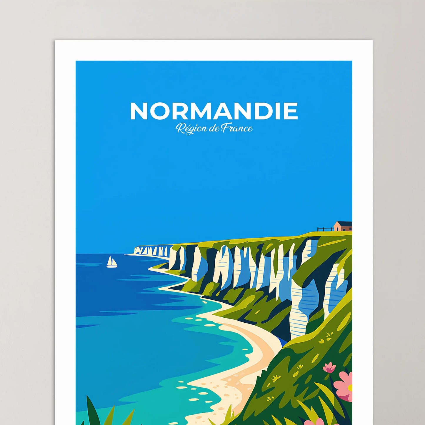 Affiche Normandie