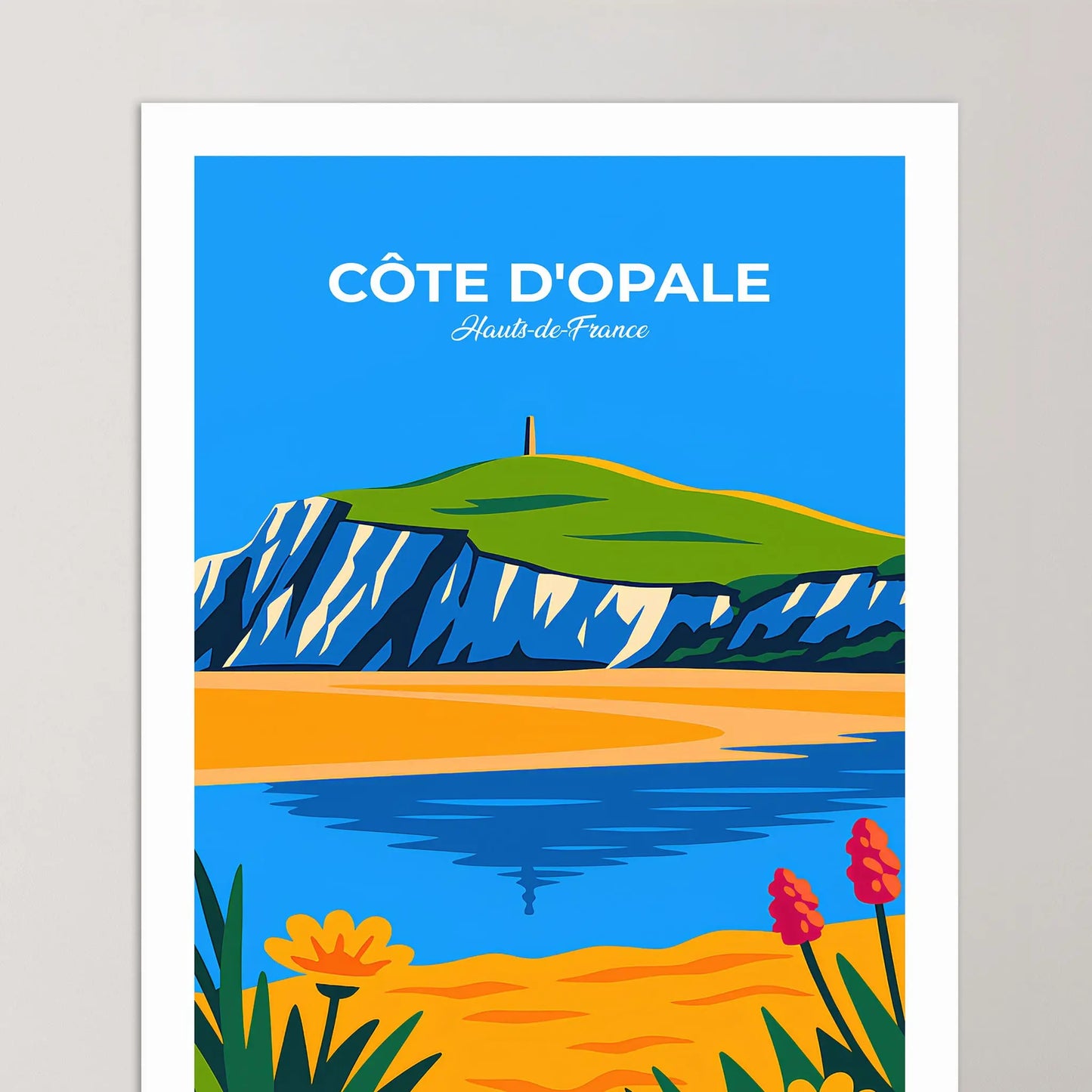 Affiche Côte d'Opale