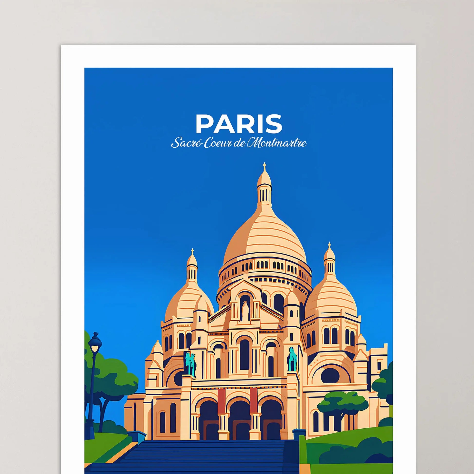 Affiche Paris - Poster vintage, impression artistique murale