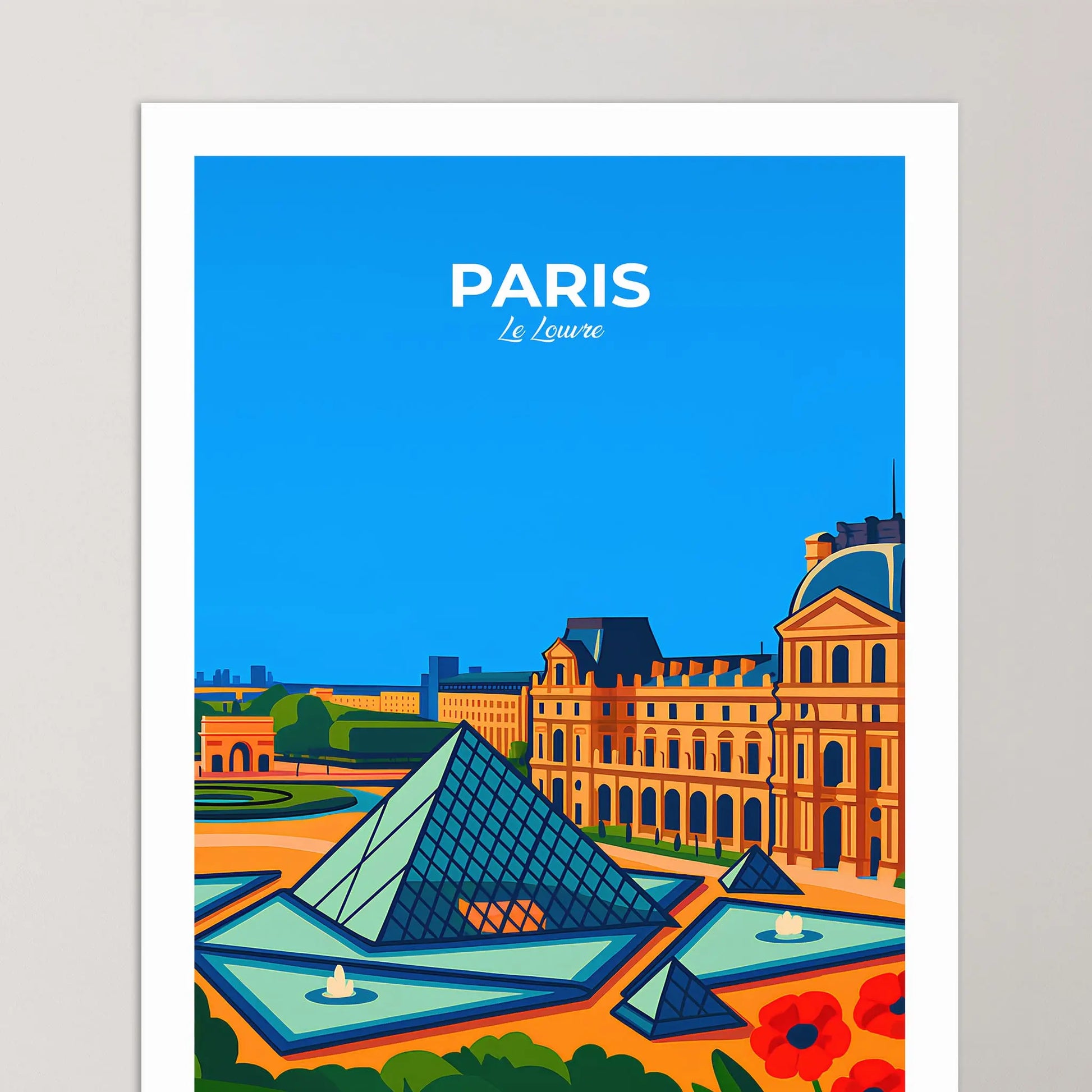Affiche Paris - Poster vintage, impression artistique murale