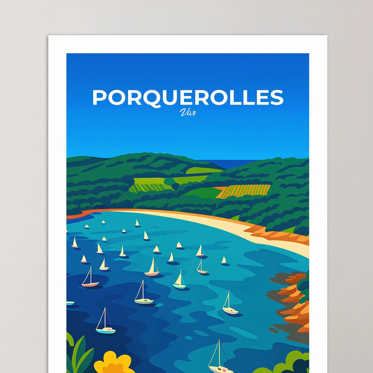 Affiche Porquerolles