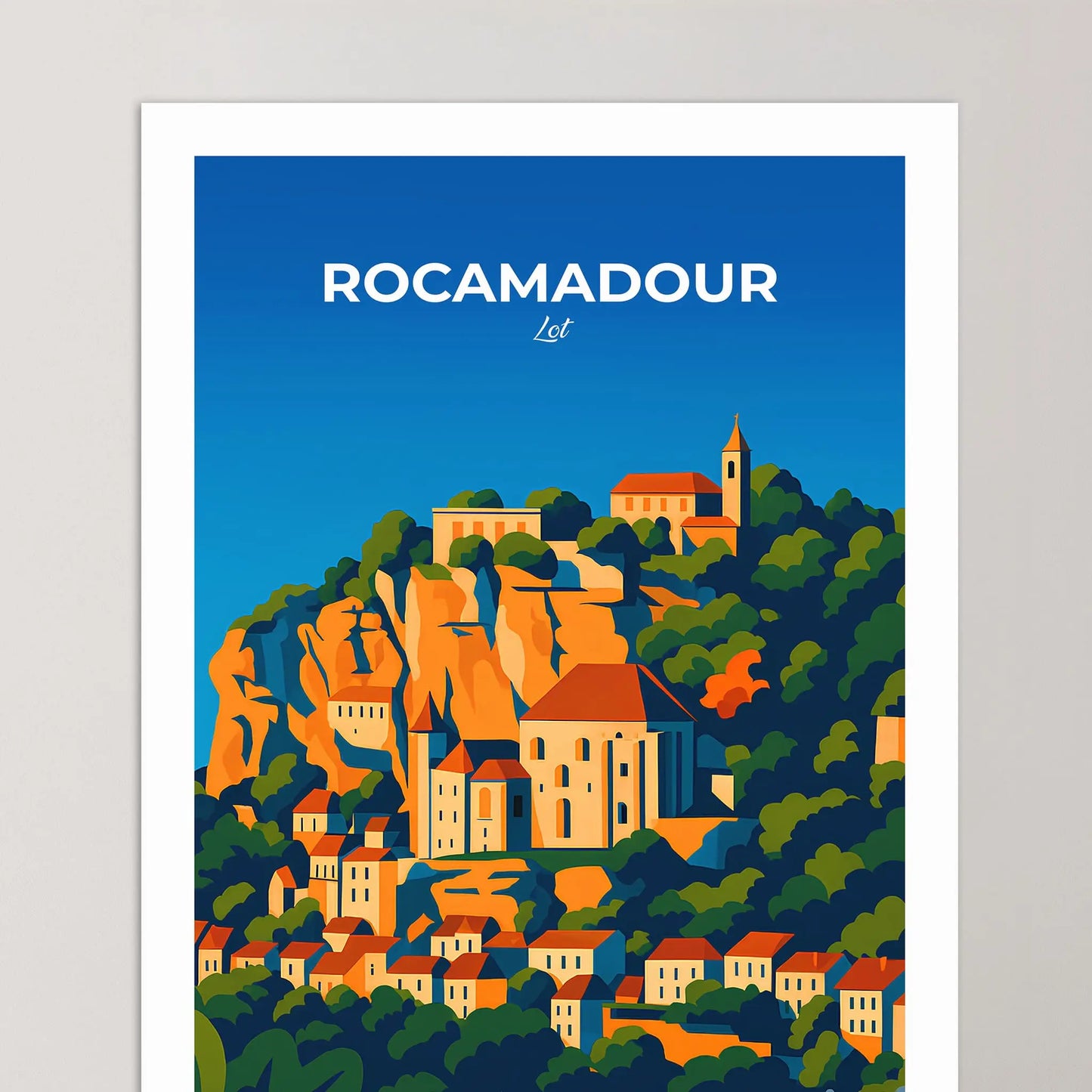 Affiche Rocamadour