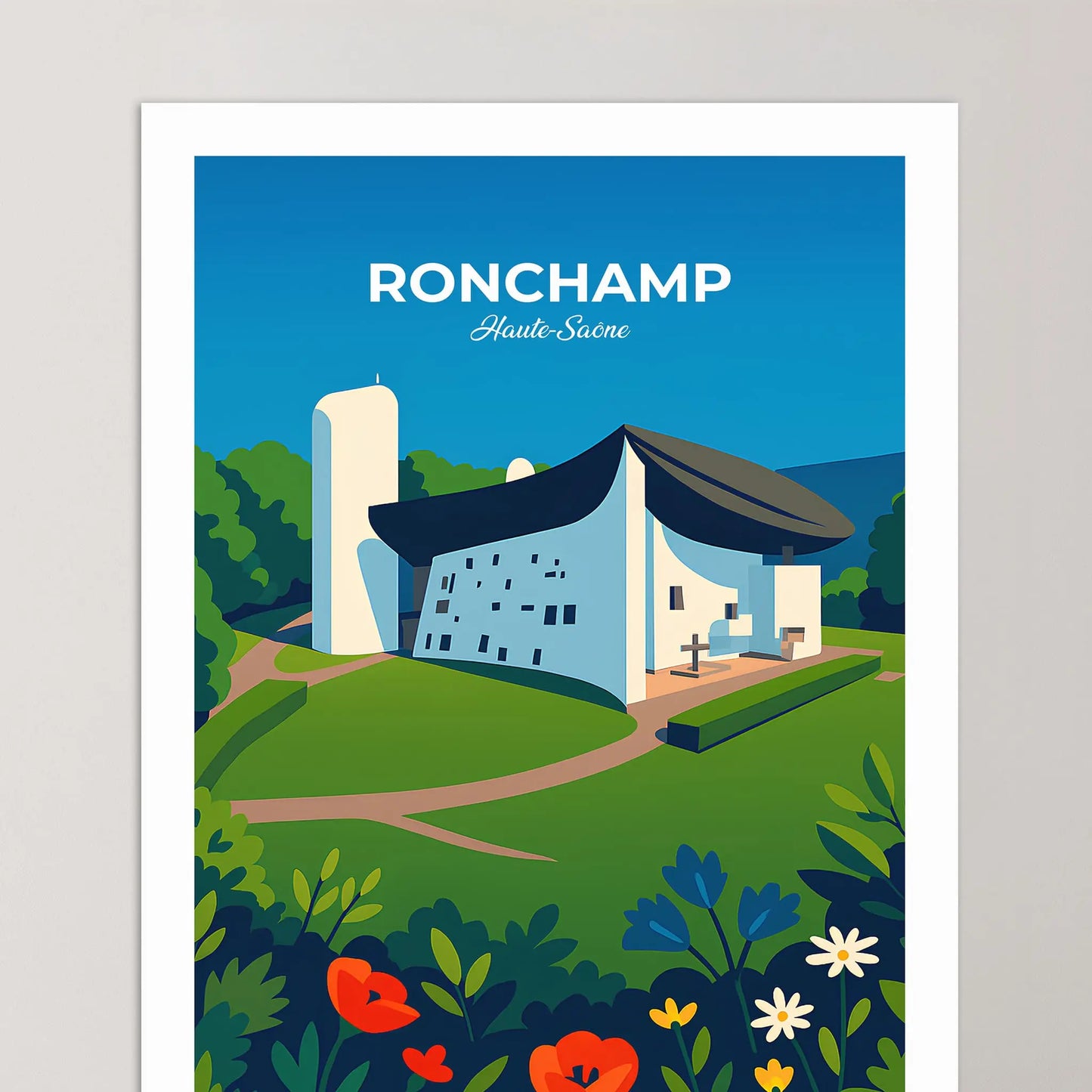 Affiche Ronchamp