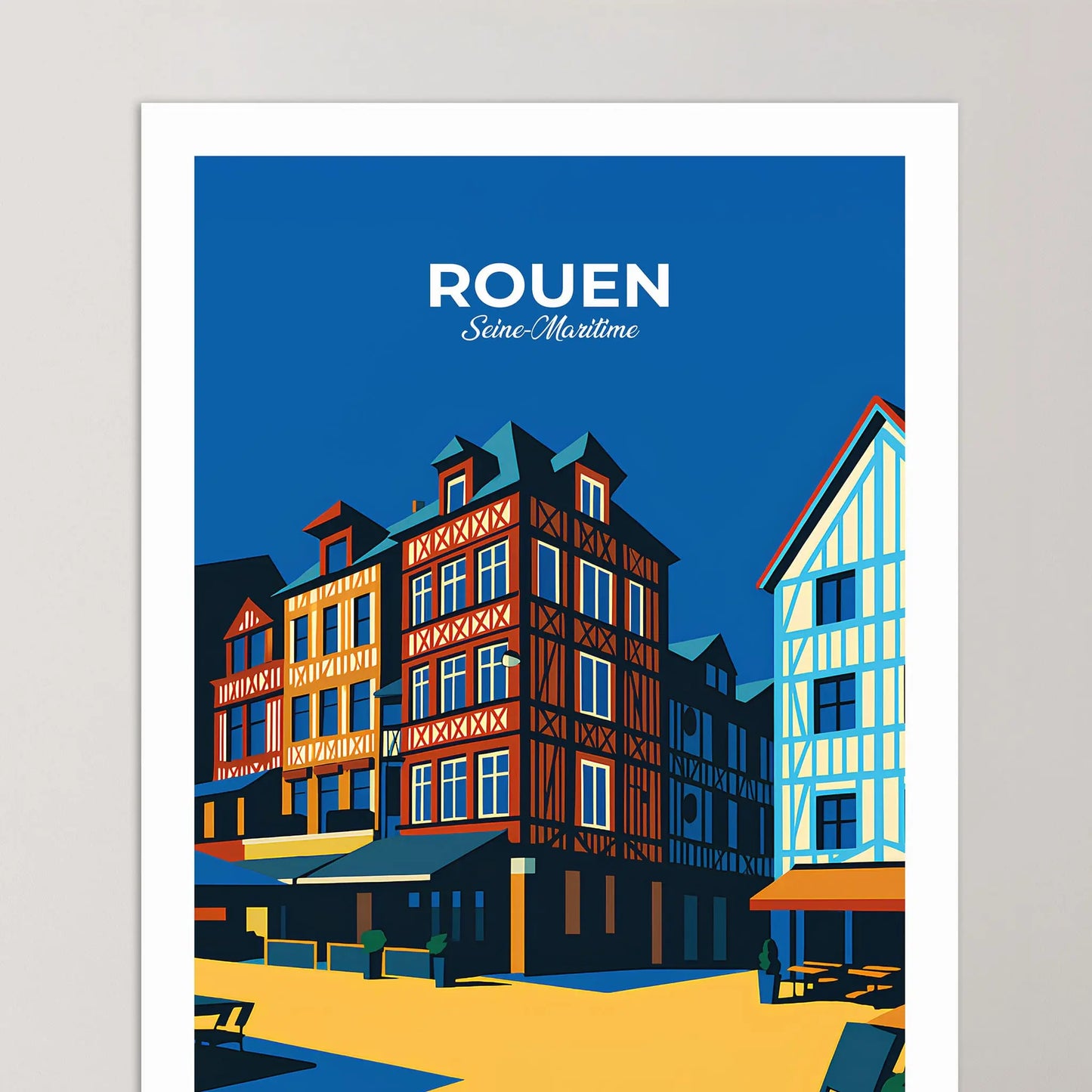 Affiche Rouen