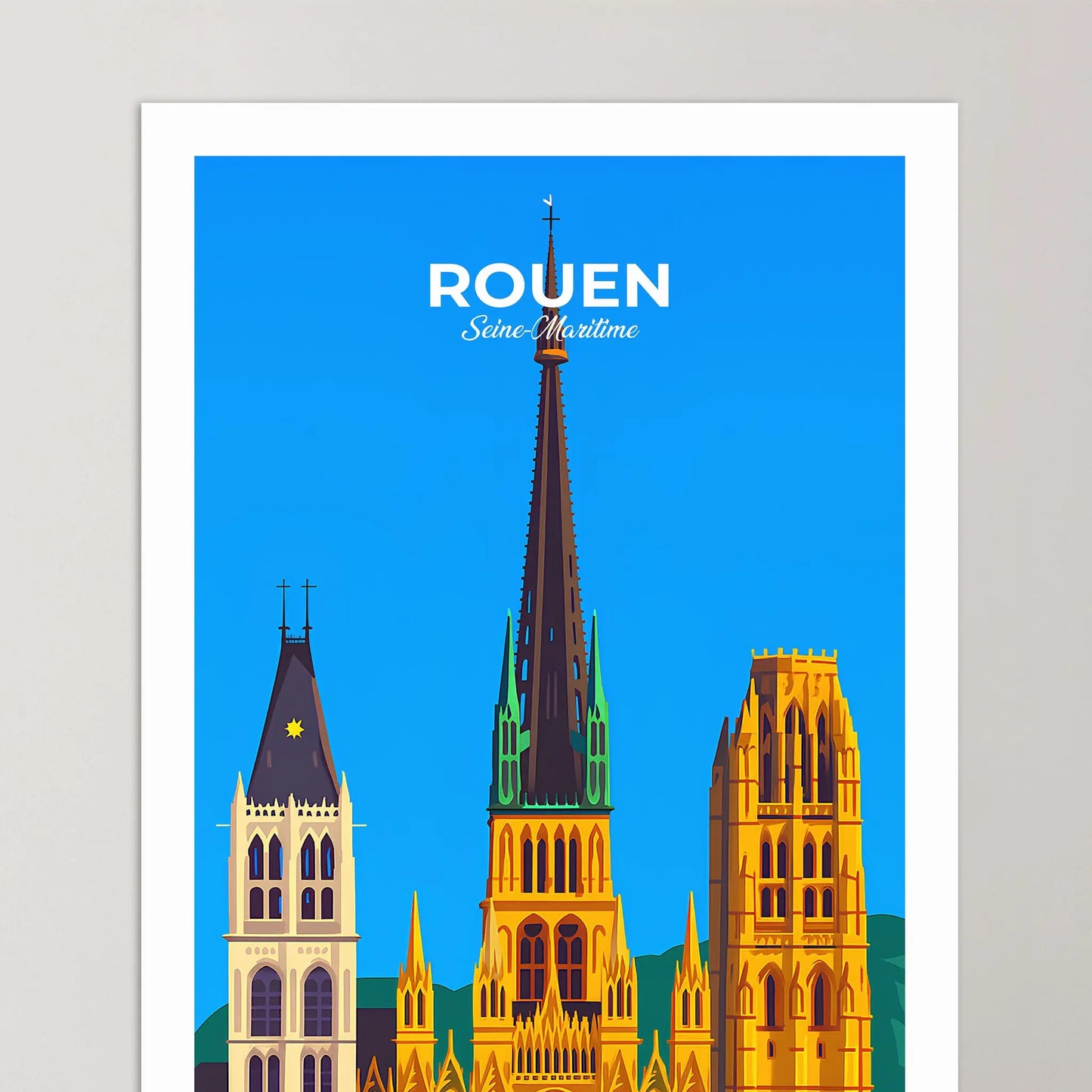 Affiche Rouen