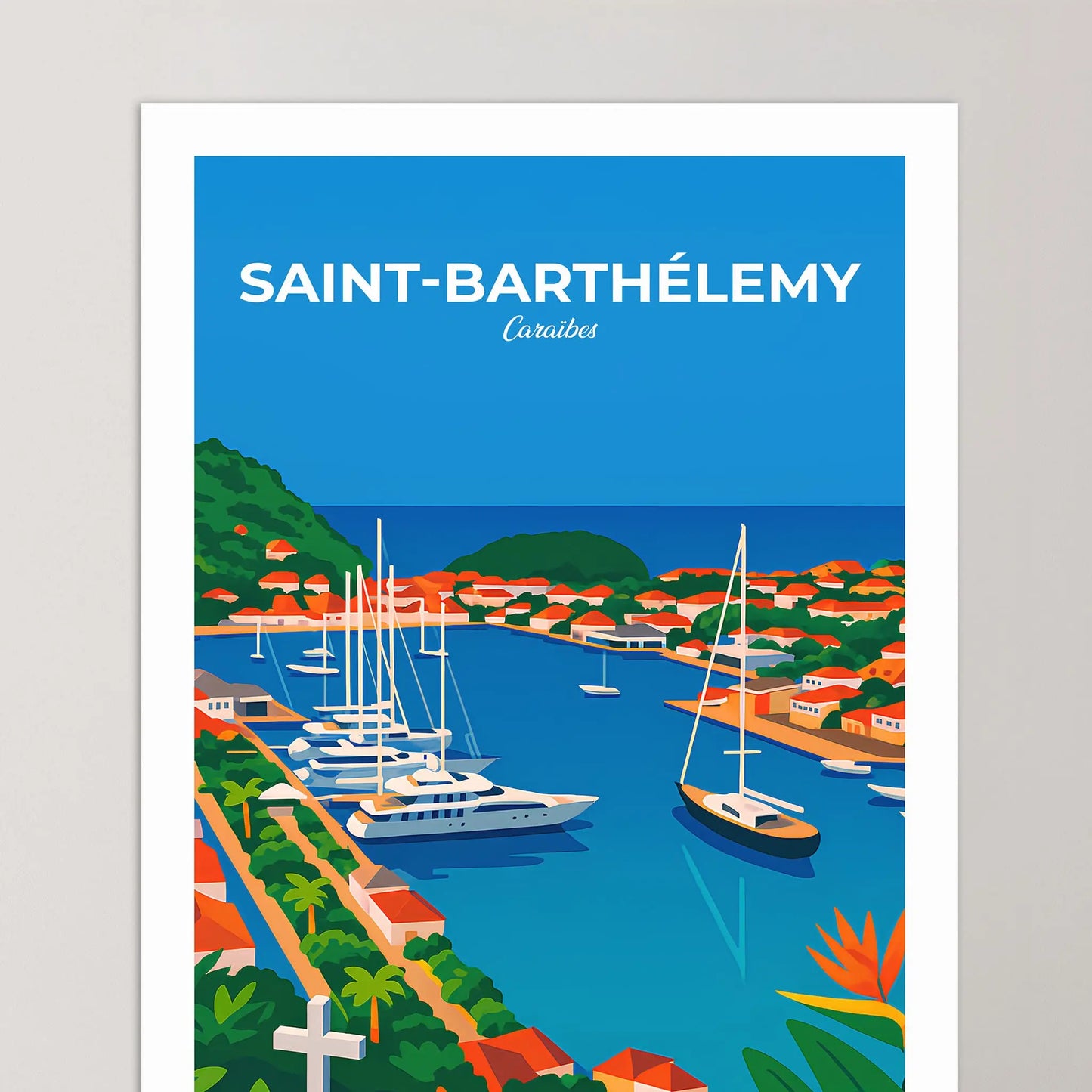 Affiche Saint-Barthélemy