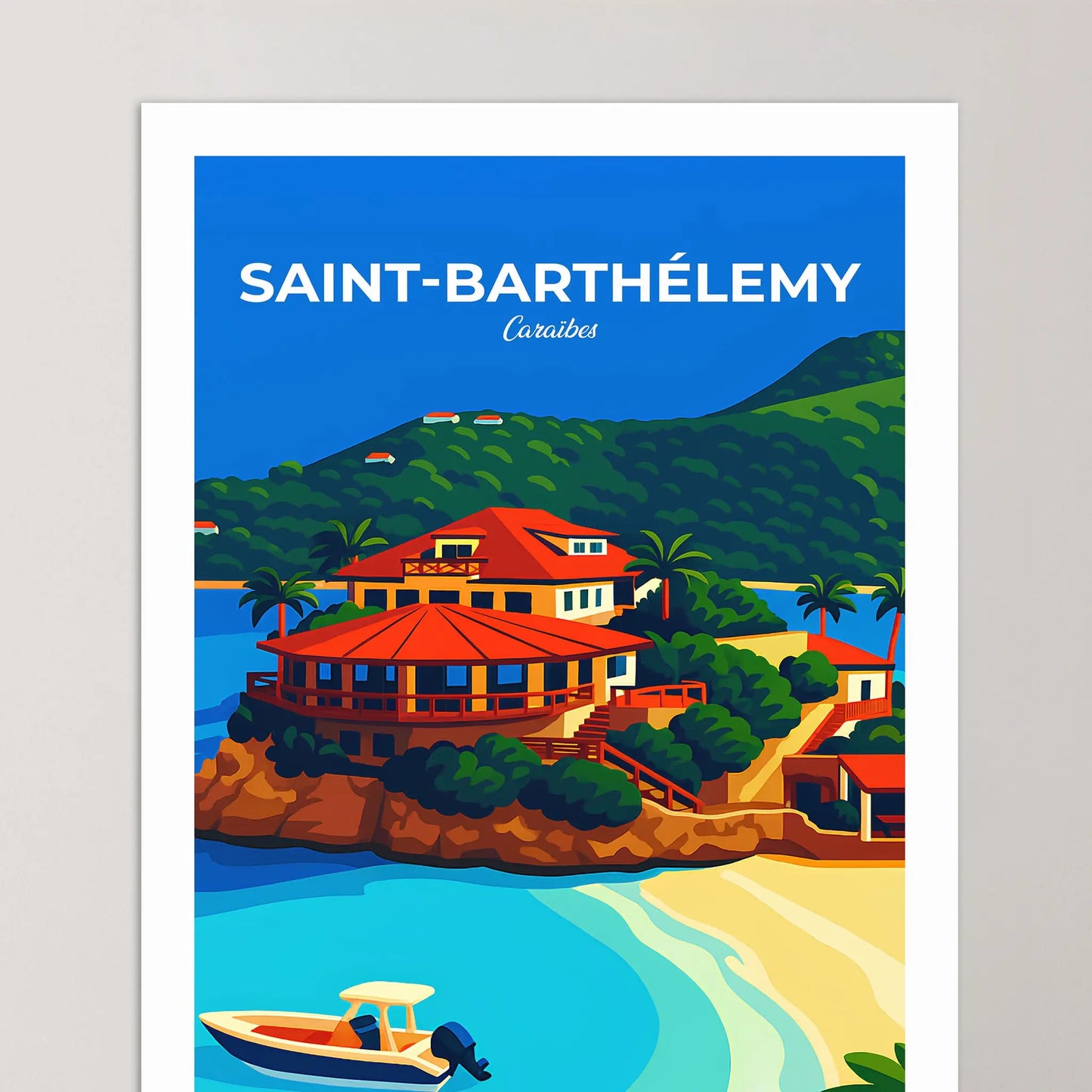 Affiche Saint-Barthélemy